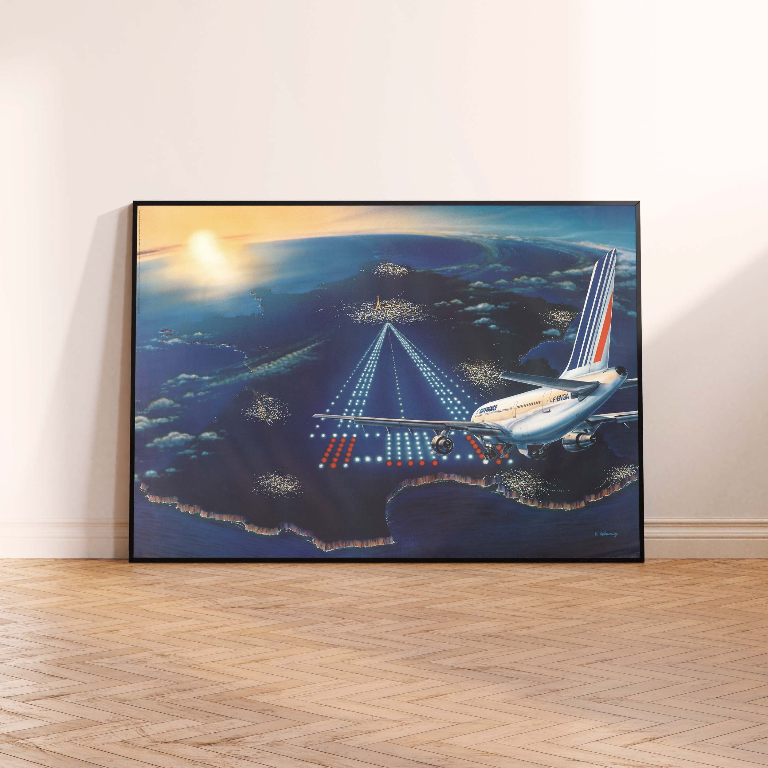 Affiche d'agence Air France - Destination France-oneart.fr