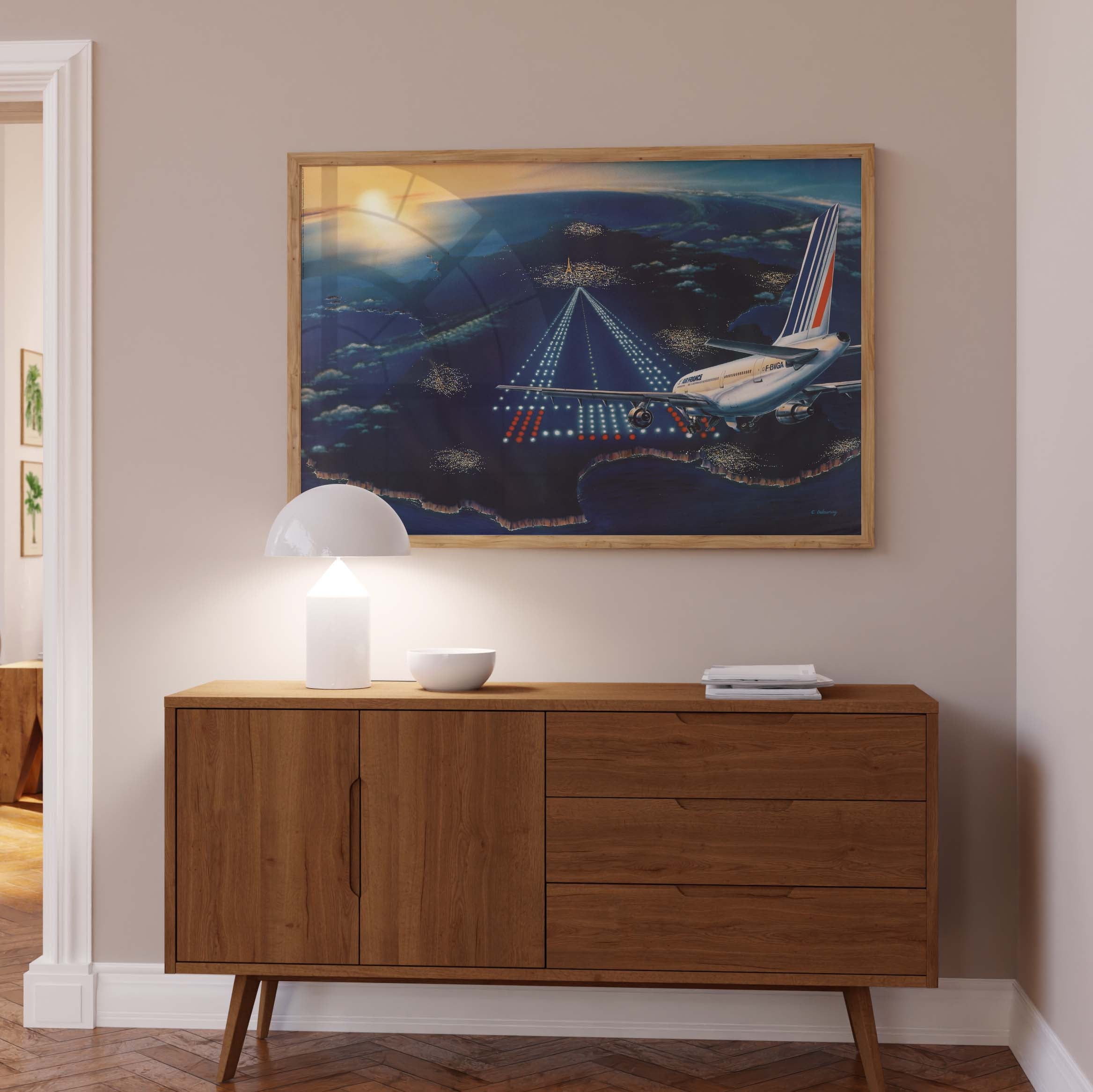 Affiche d'agence Air France - Destination France-oneart.fr