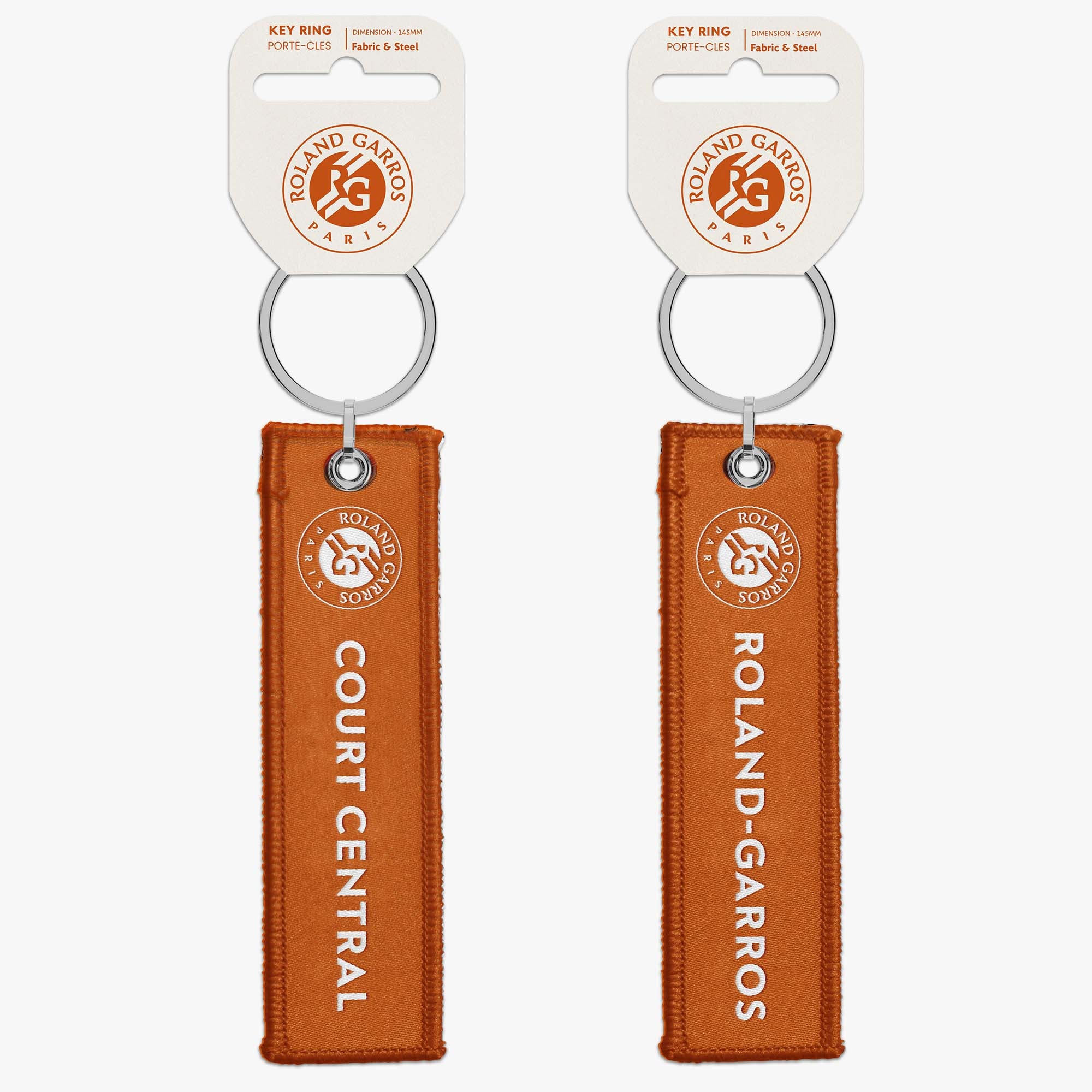 Porte-clés flamme Roland-Garros - Terre battue - Court central