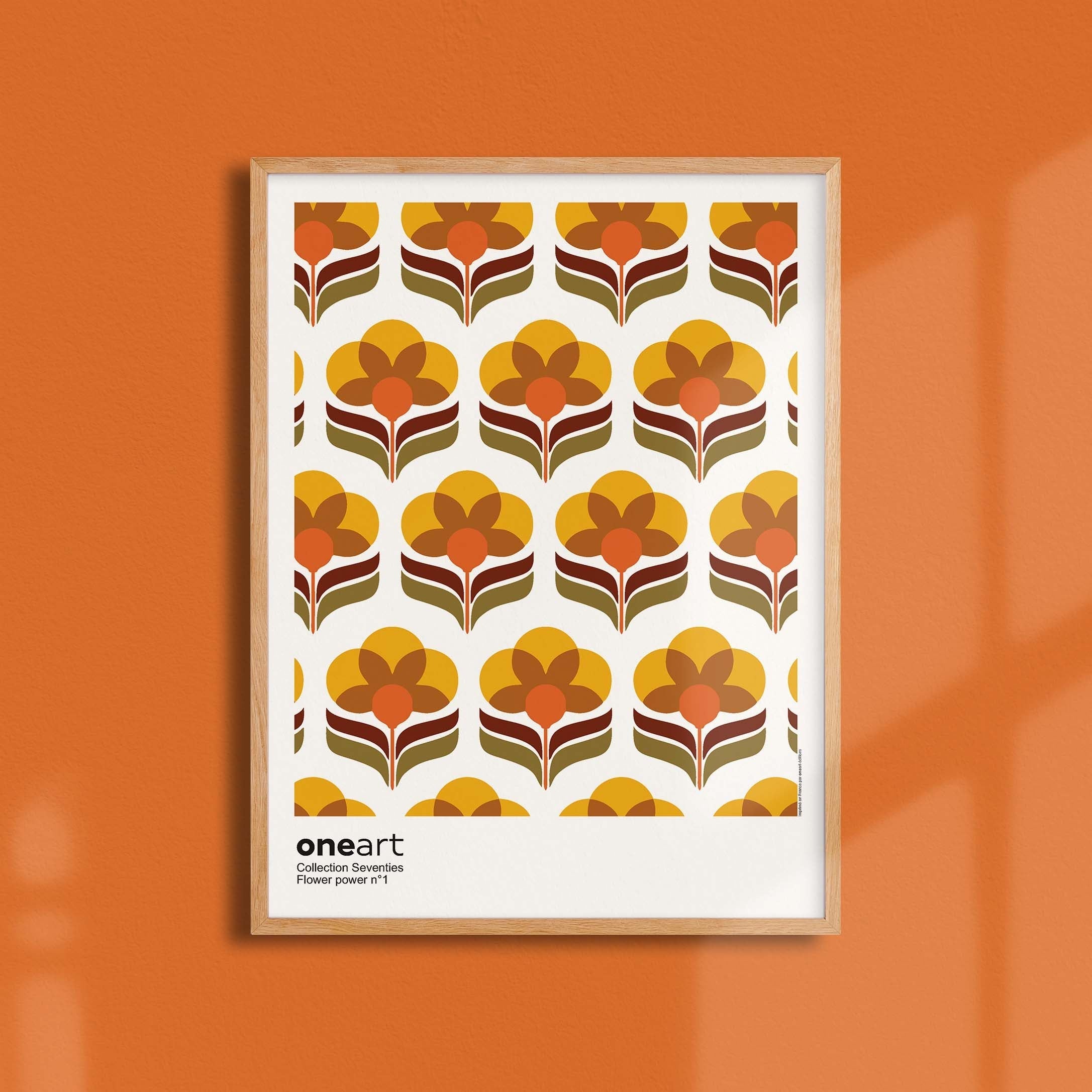 Poster Seventies Flower Power n°1