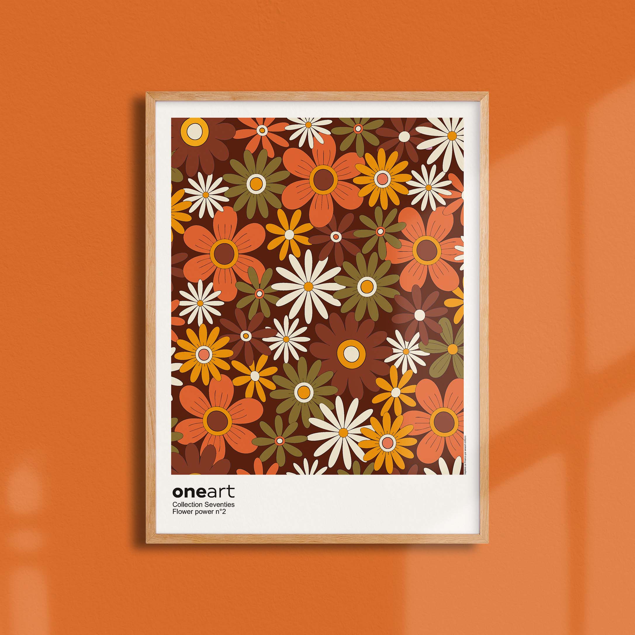 Poster Flower Power anni '70 n°2
