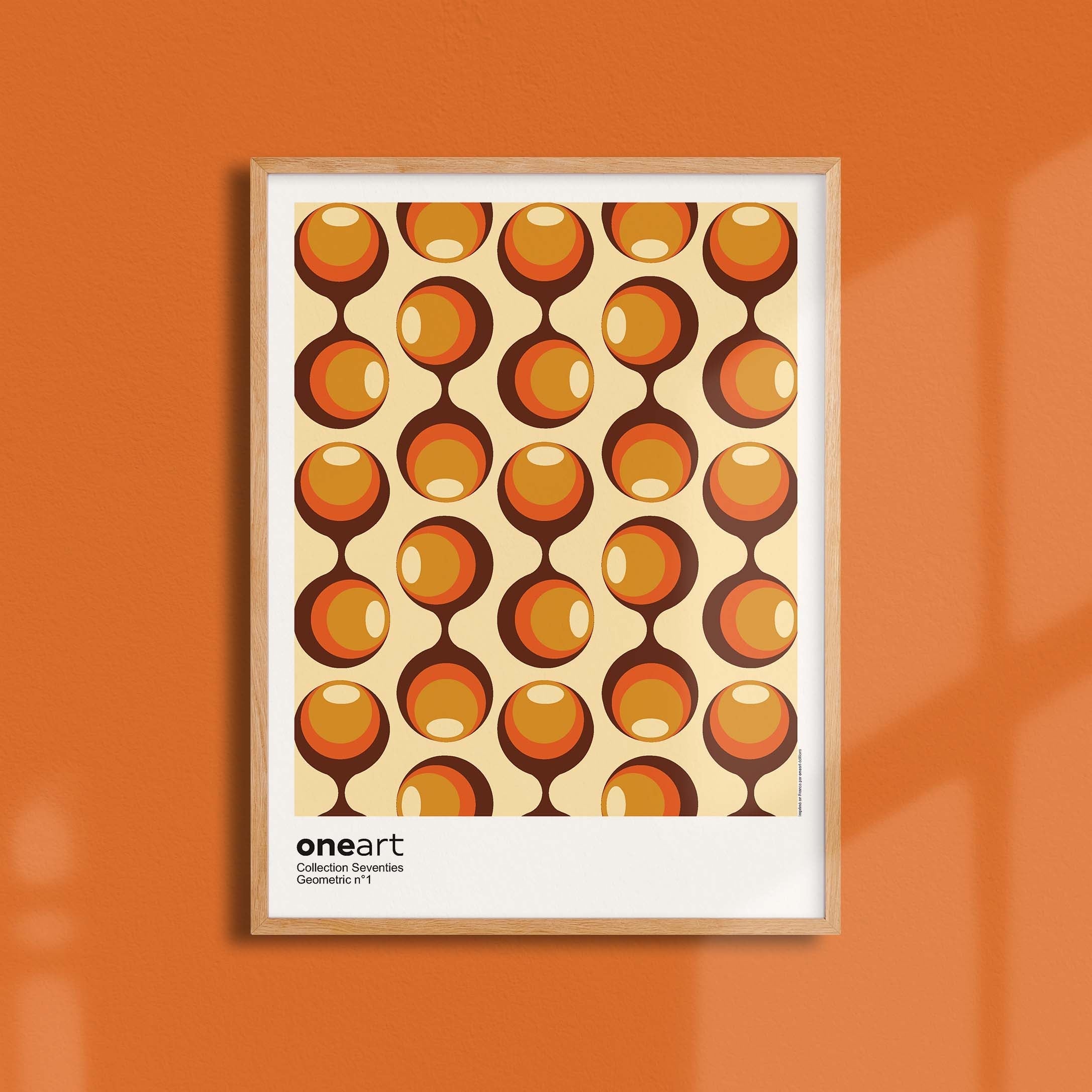 Poster Geometrico Anni '70 n°1