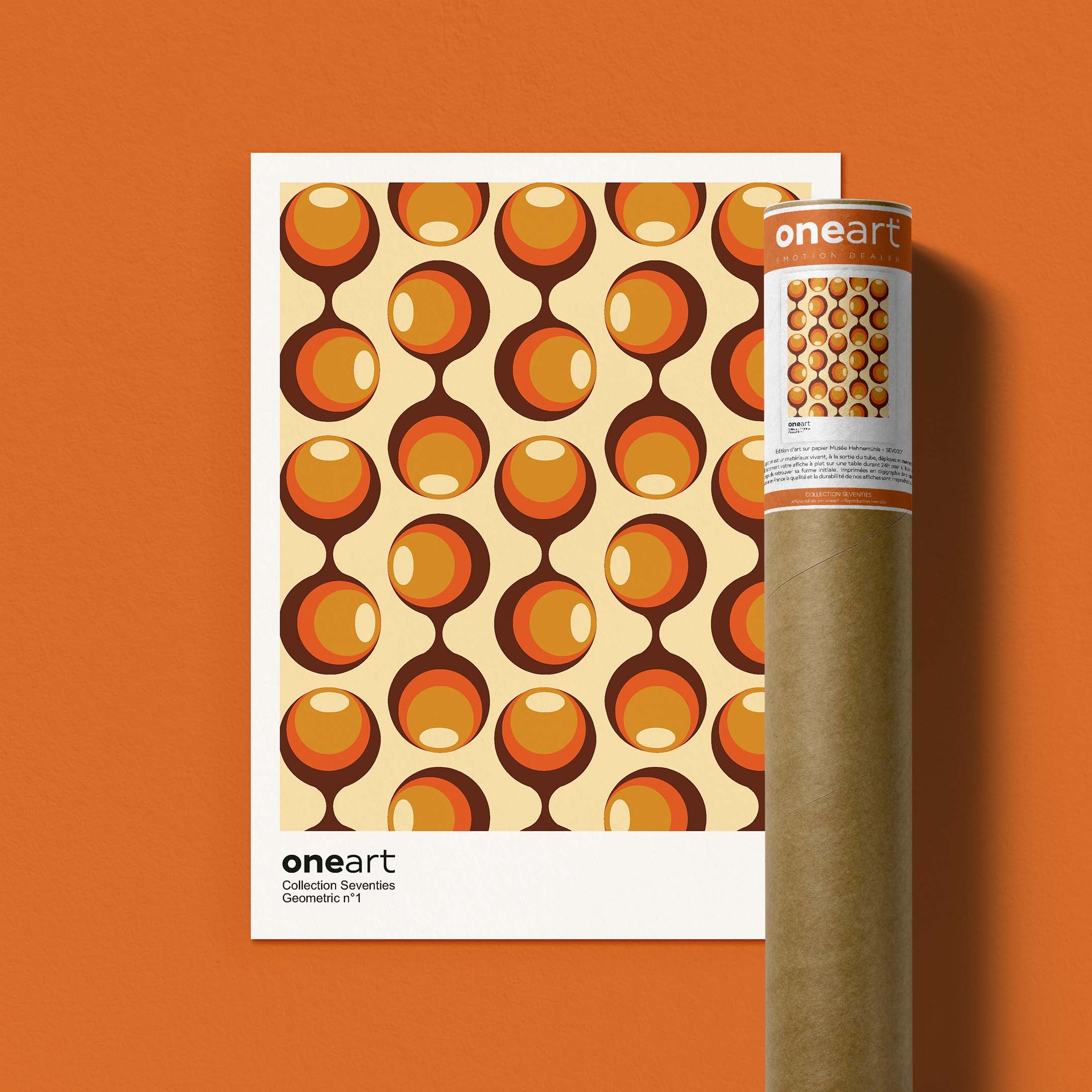Poster Geometrico Anni '70 n°1