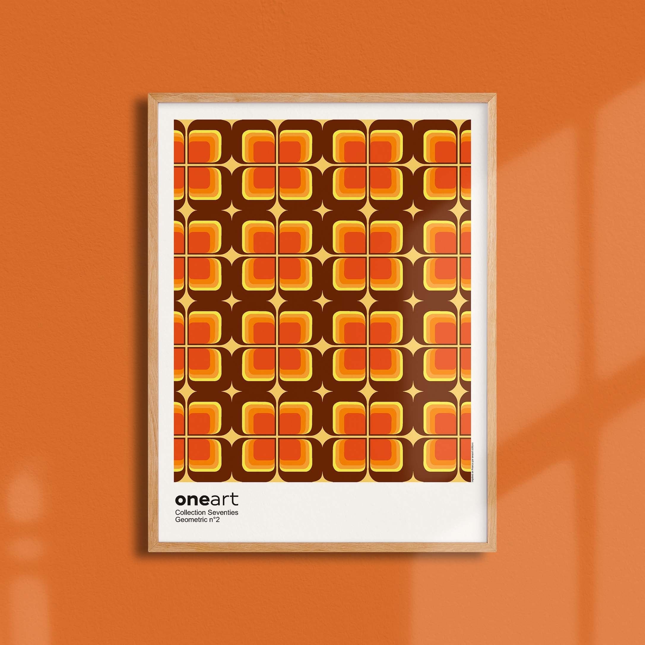 Poster Geometrico Anni '70 n°2