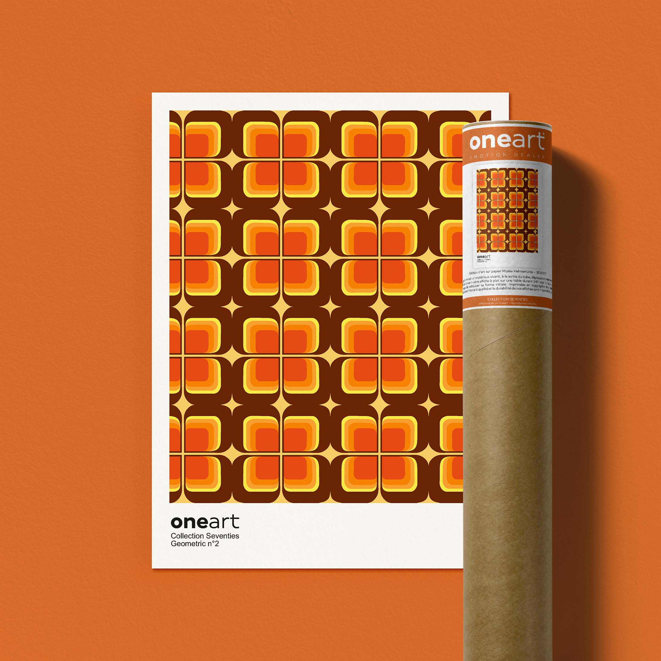 Poster Geometrico Anni '70 n°2