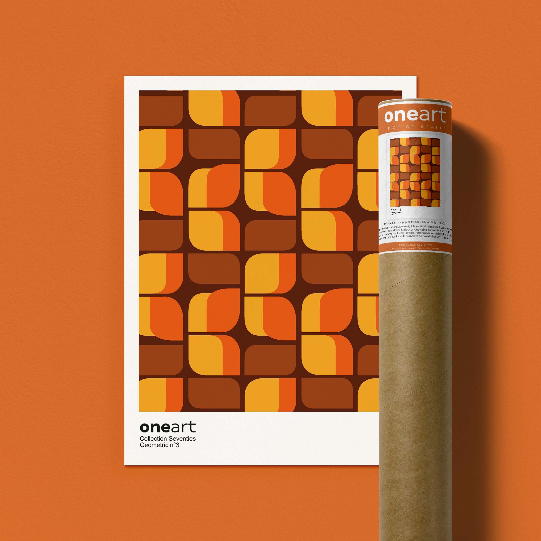 Poster Geometrico Anni '70 n°3