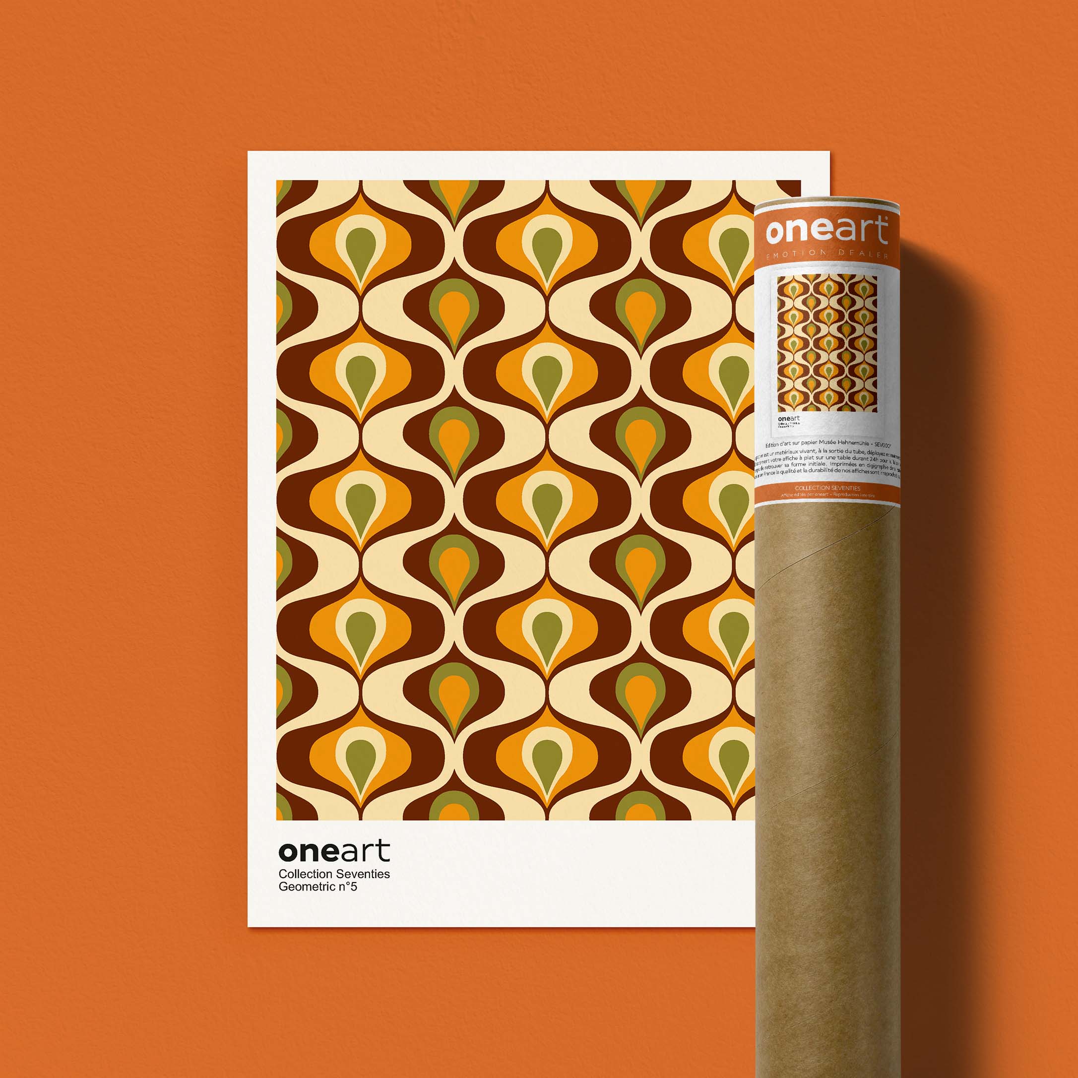 Poster Seventies Geometric n°5