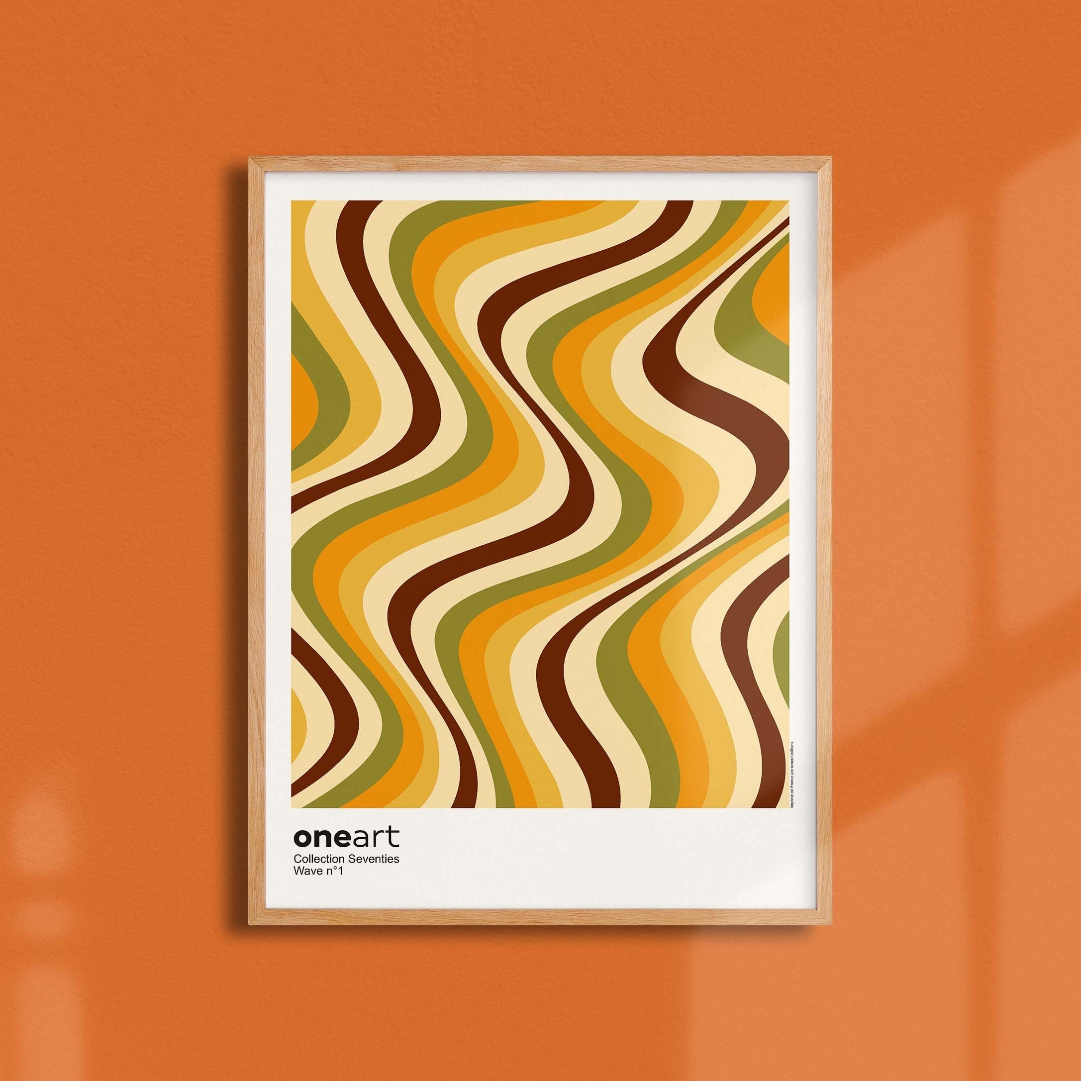 Poster Seventies Wave n°1