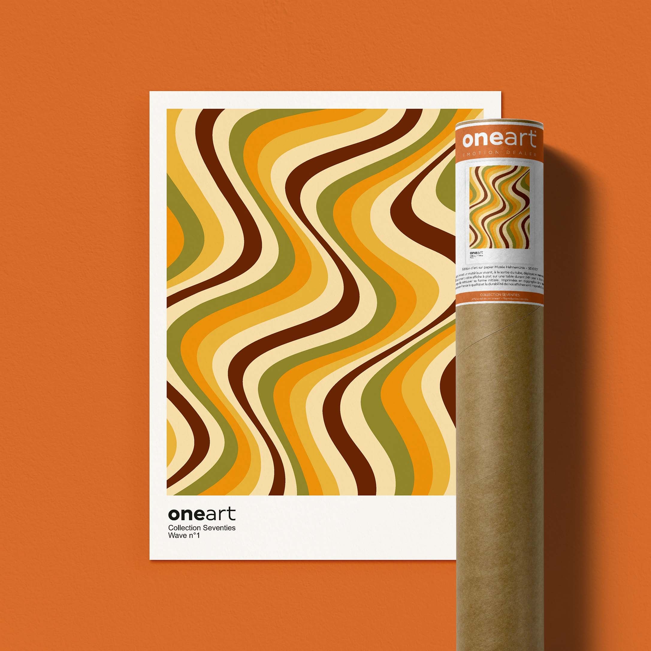 Poster Seventies Wave n°1