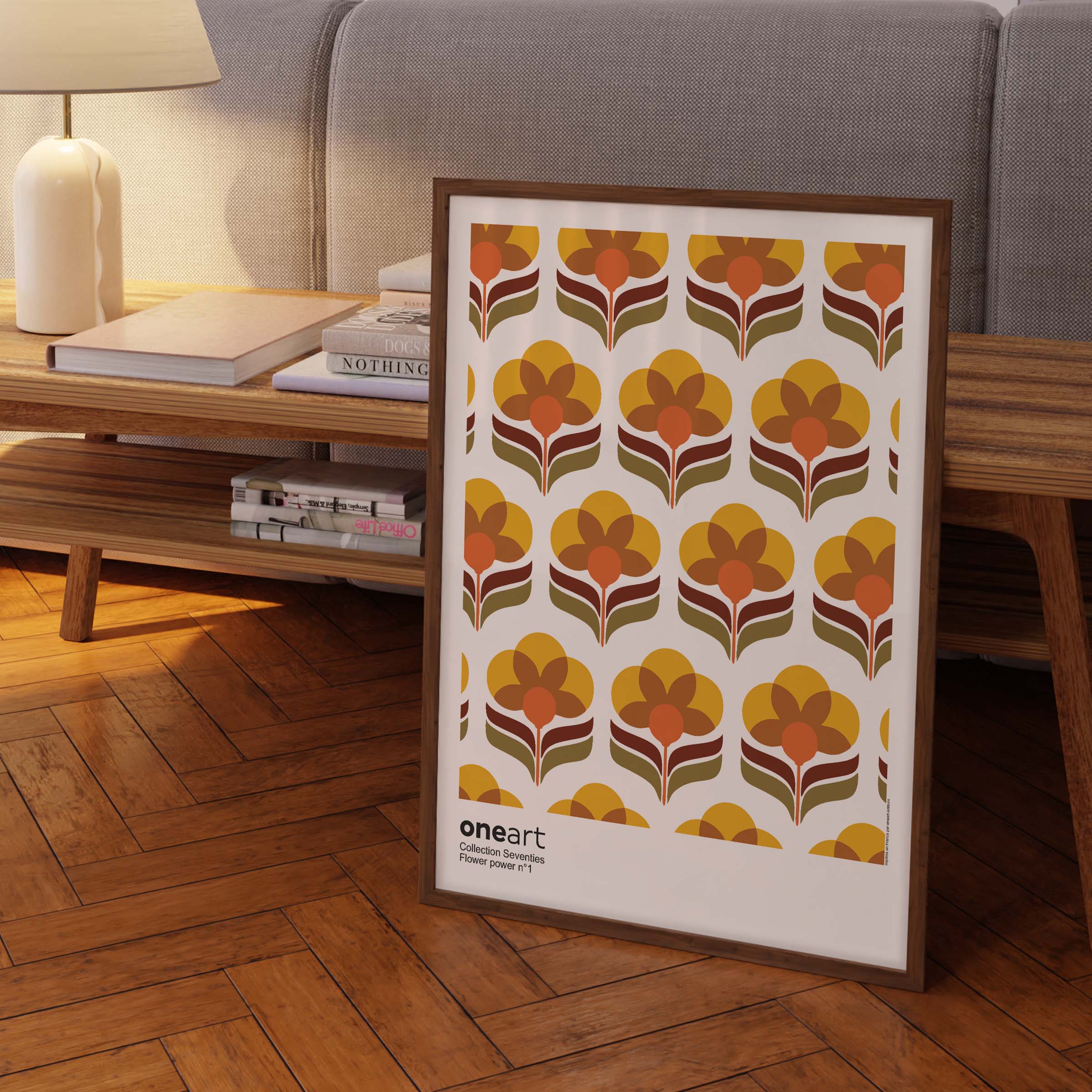 Poster Seventies Flower Power n°1