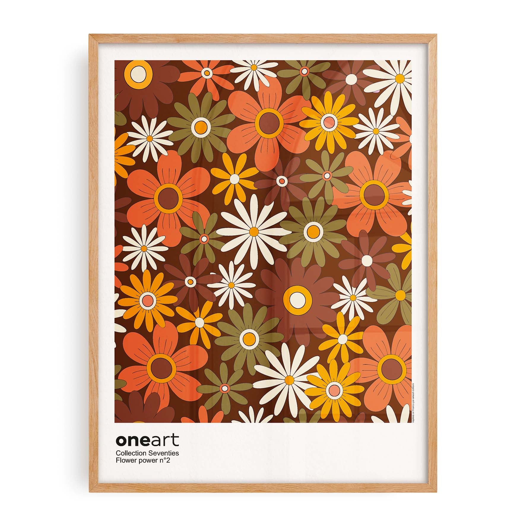 Poster Flower Power anni '70 n°2
