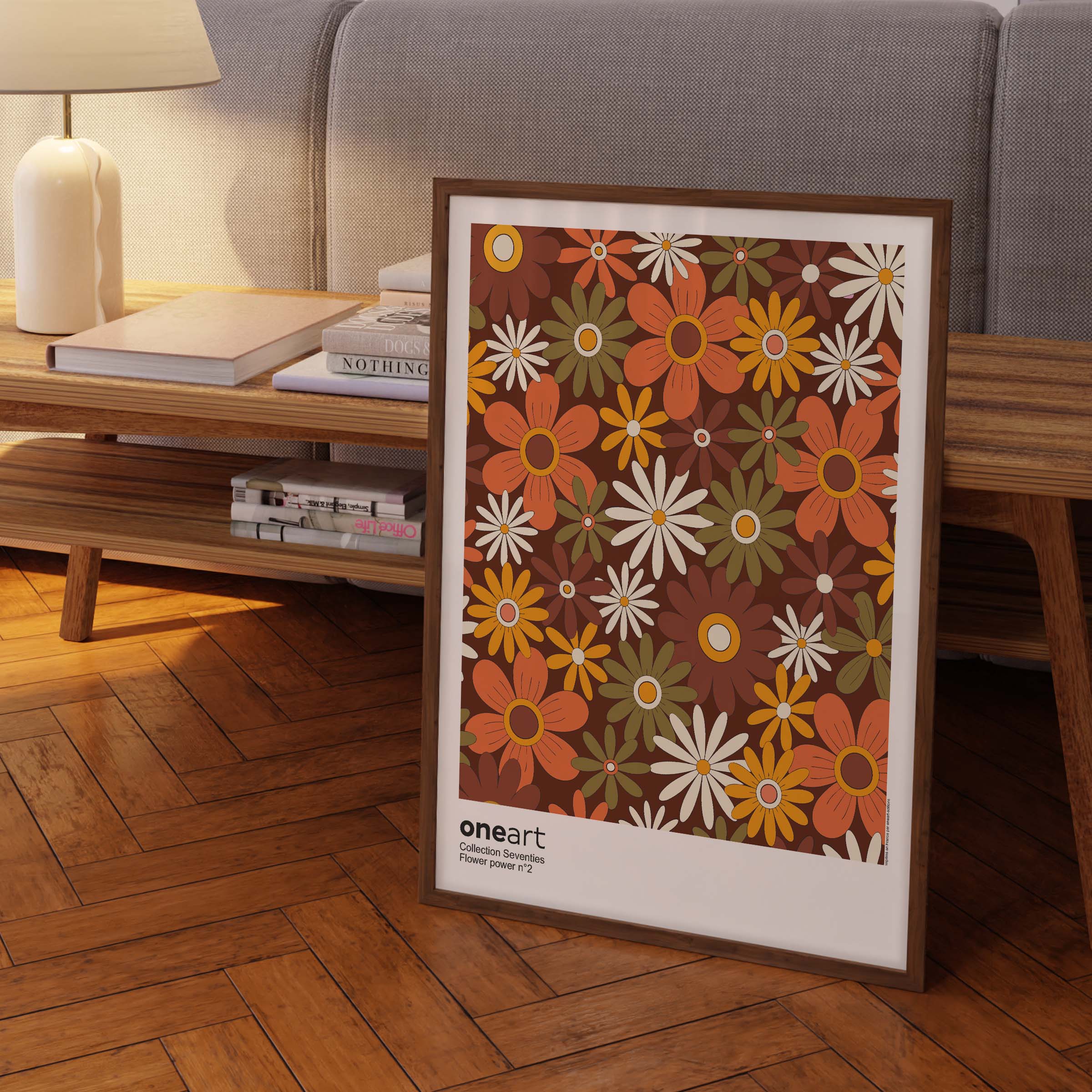 Poster Flower Power anni '70 n°2