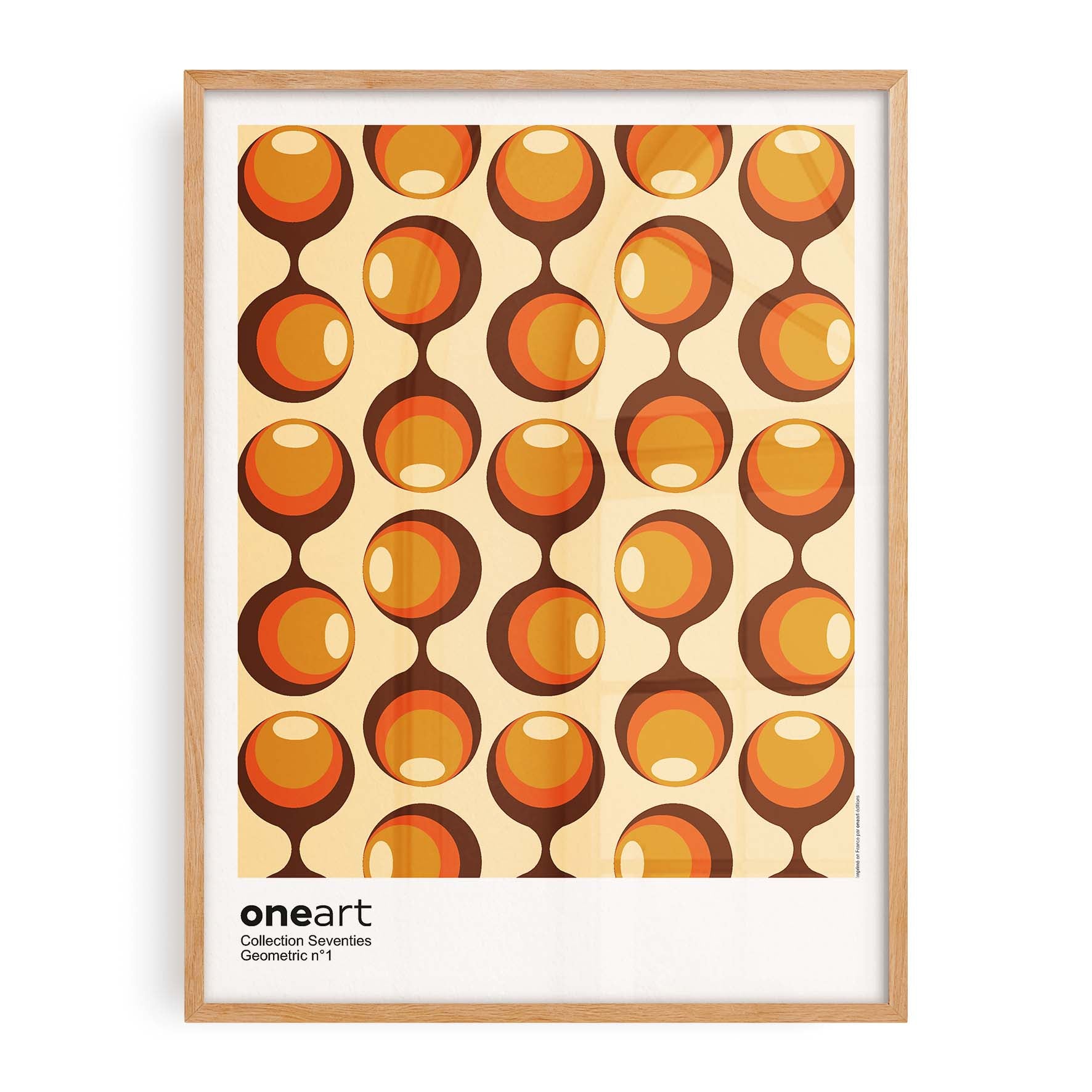 Poster Geometrico Anni '70 n°1