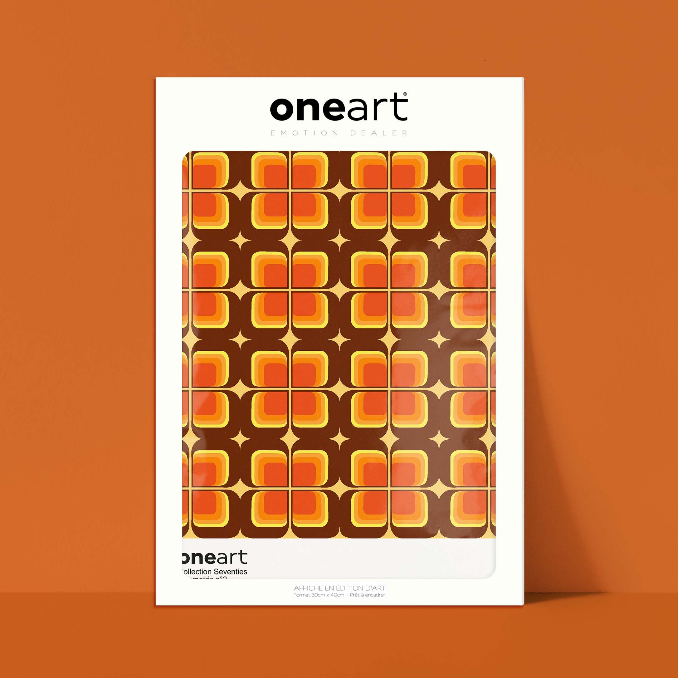 Poster Geometrico Anni '70 n°2