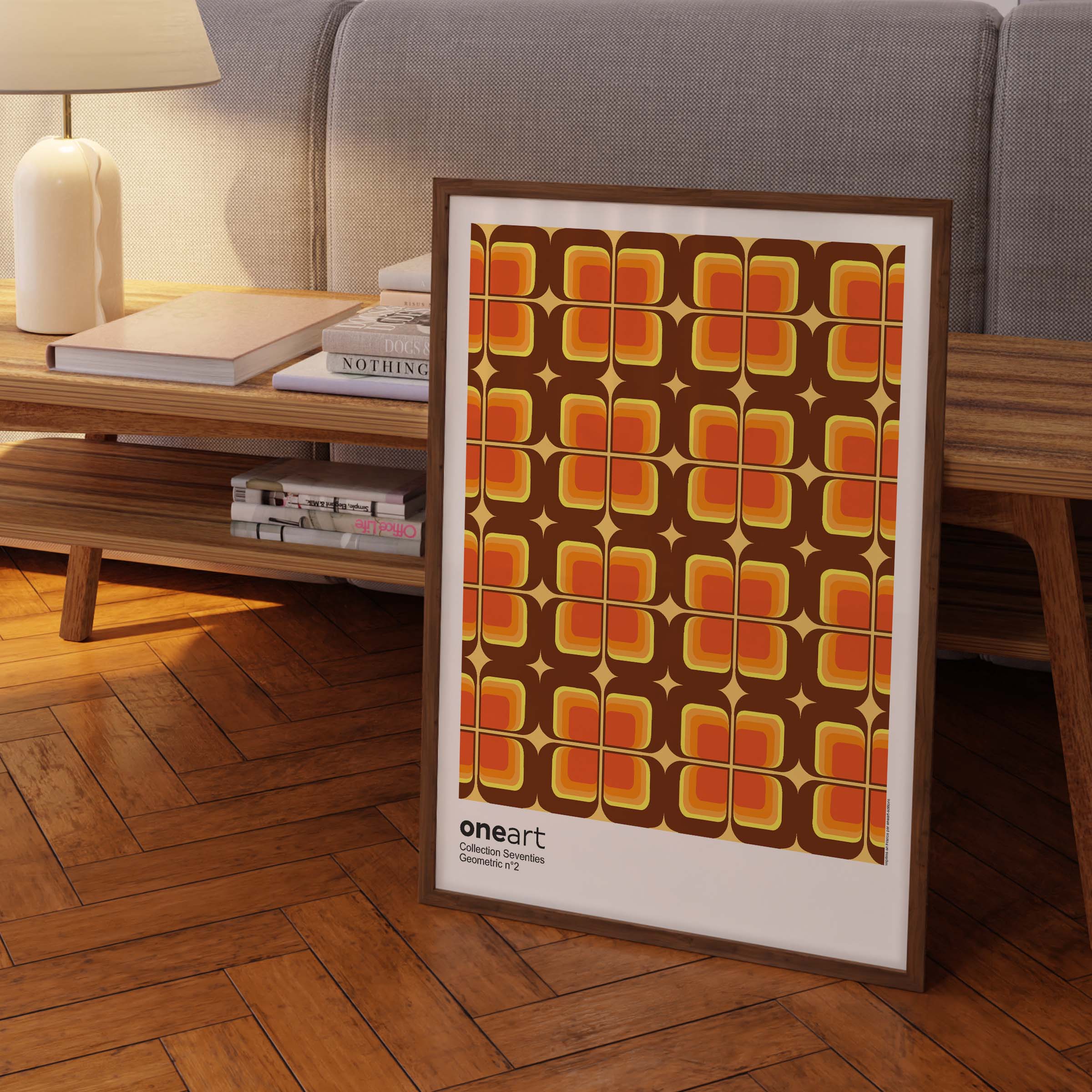 Poster Geometrico Anni '70 n°2