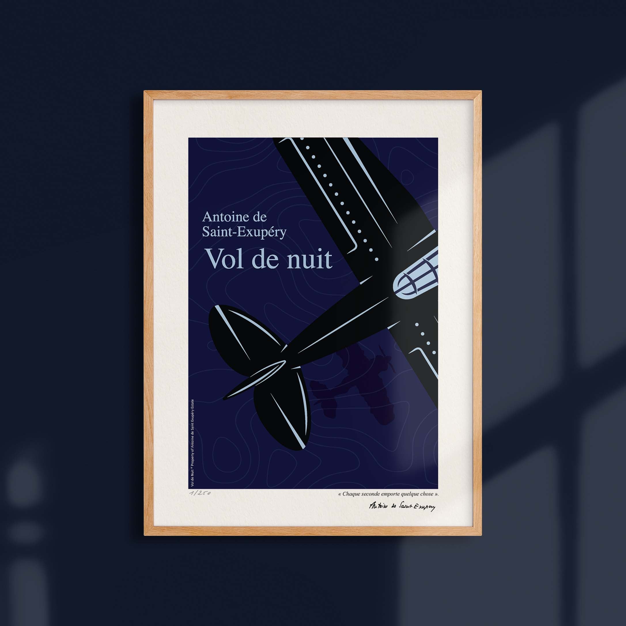 Affiche - Vol de Nuit 1-oneart.fr