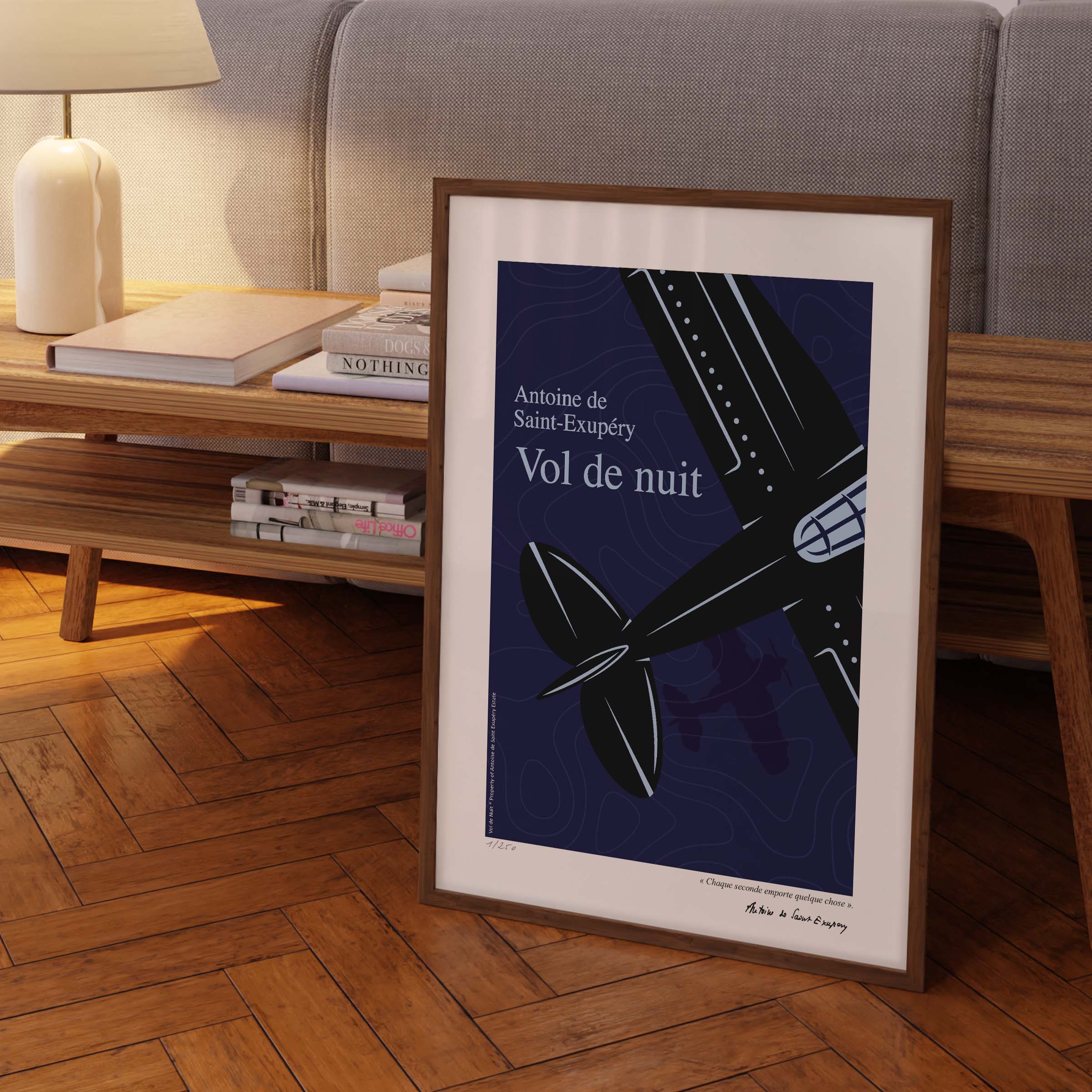 Affiche - Vol de Nuit 1-oneart.fr
