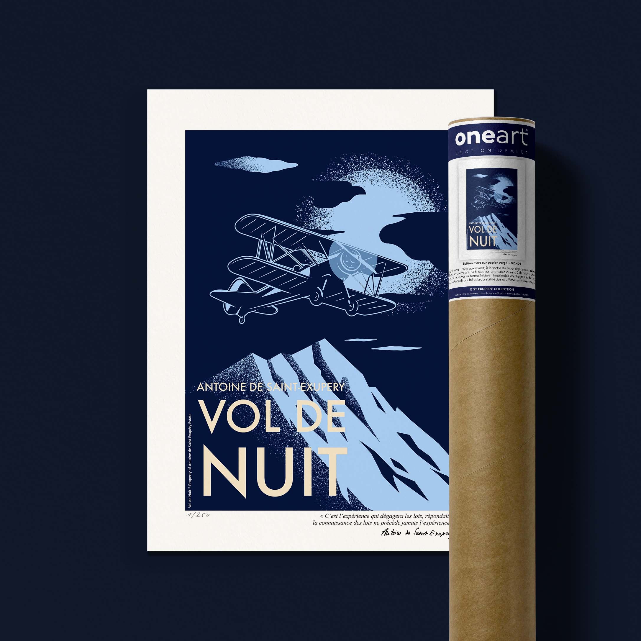 Affiche - Vol de Nuit 2-oneart.fr