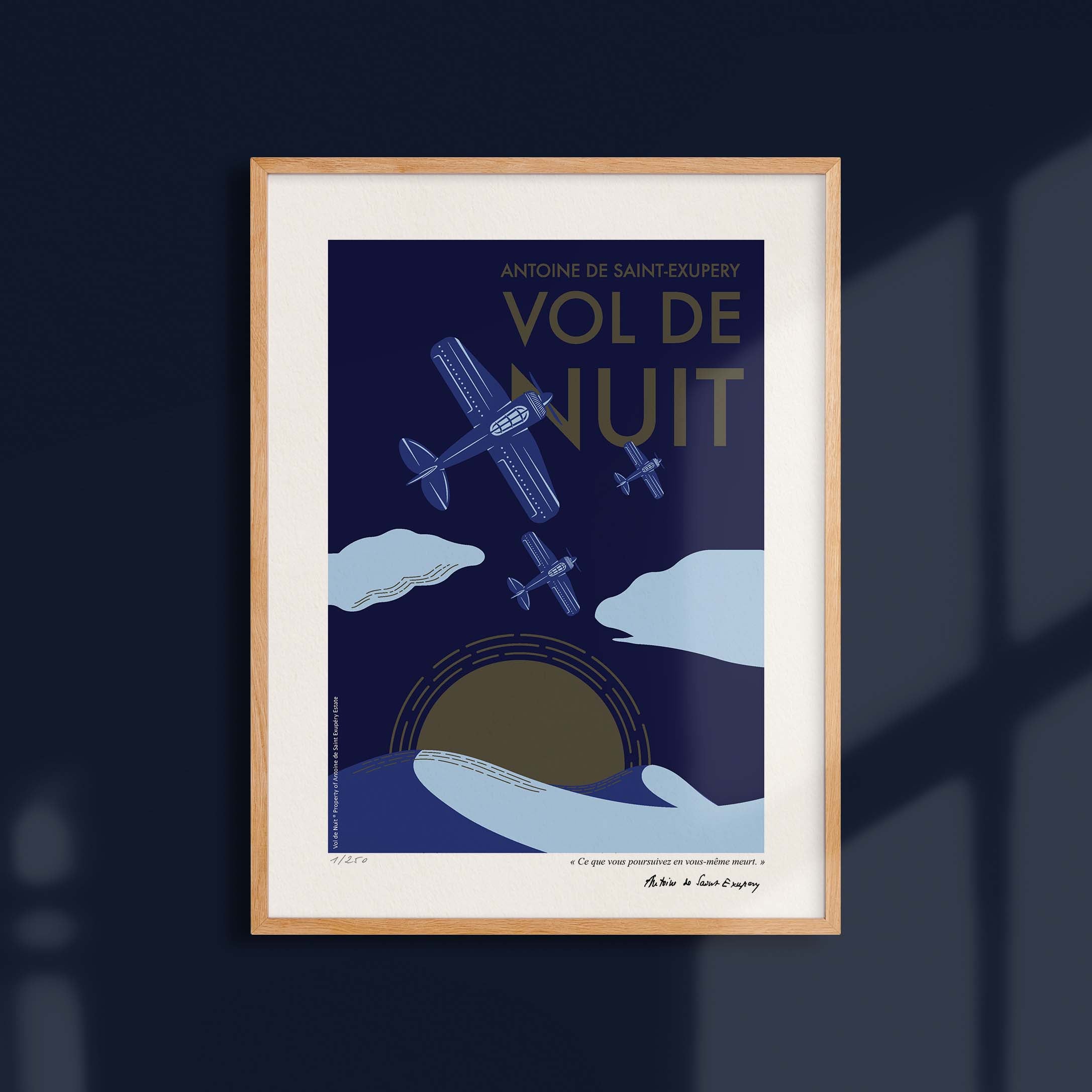 Affiche - Vol de Nuit 3-oneart.fr