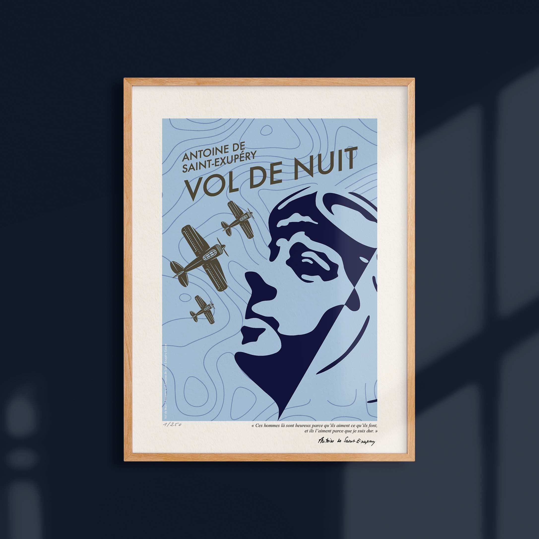 Affiche - Vol de Nuit 4-oneart.fr