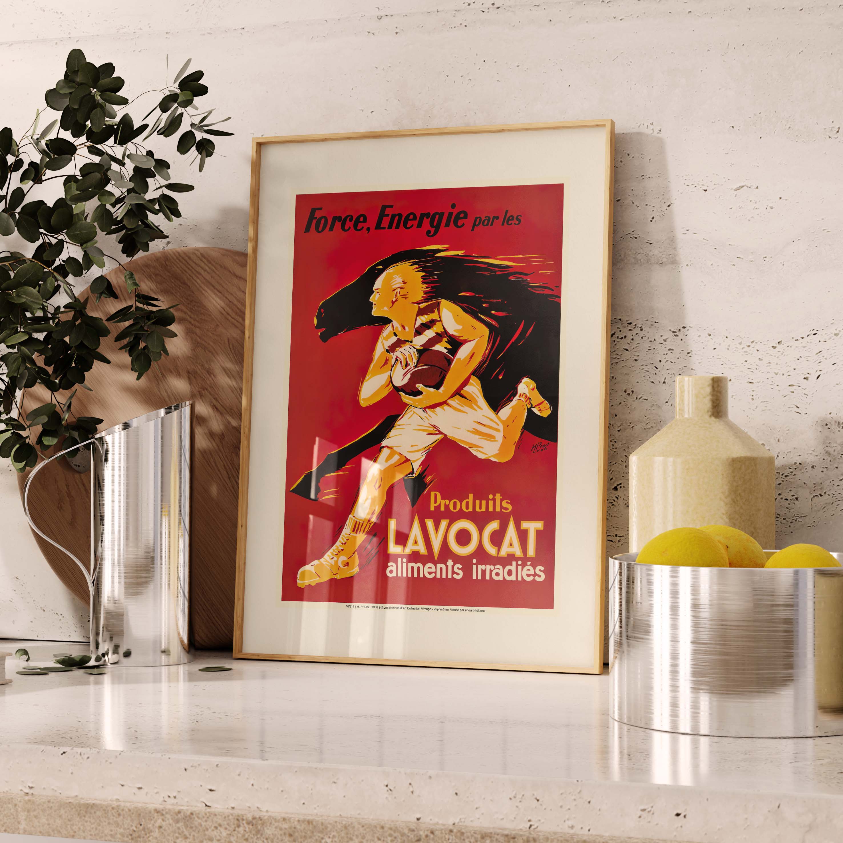 Affiche publicité vintage - Lavocat-oneart.fr