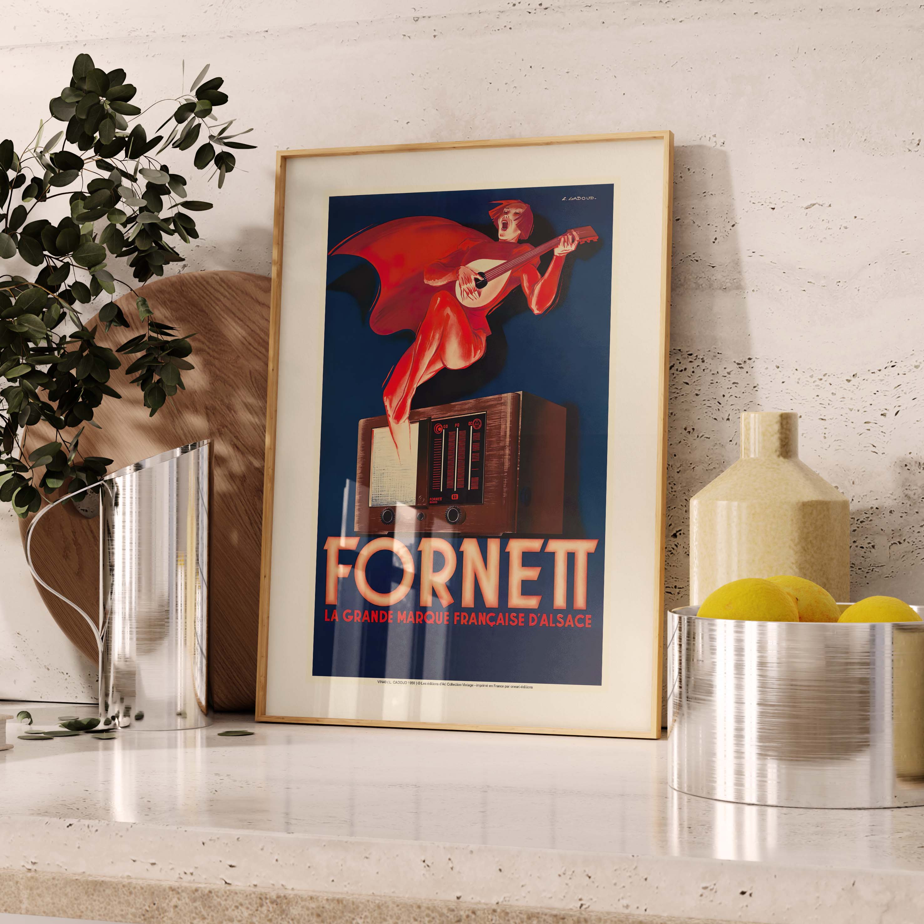 Affiche publicité vintage - Formett-oneart.fr