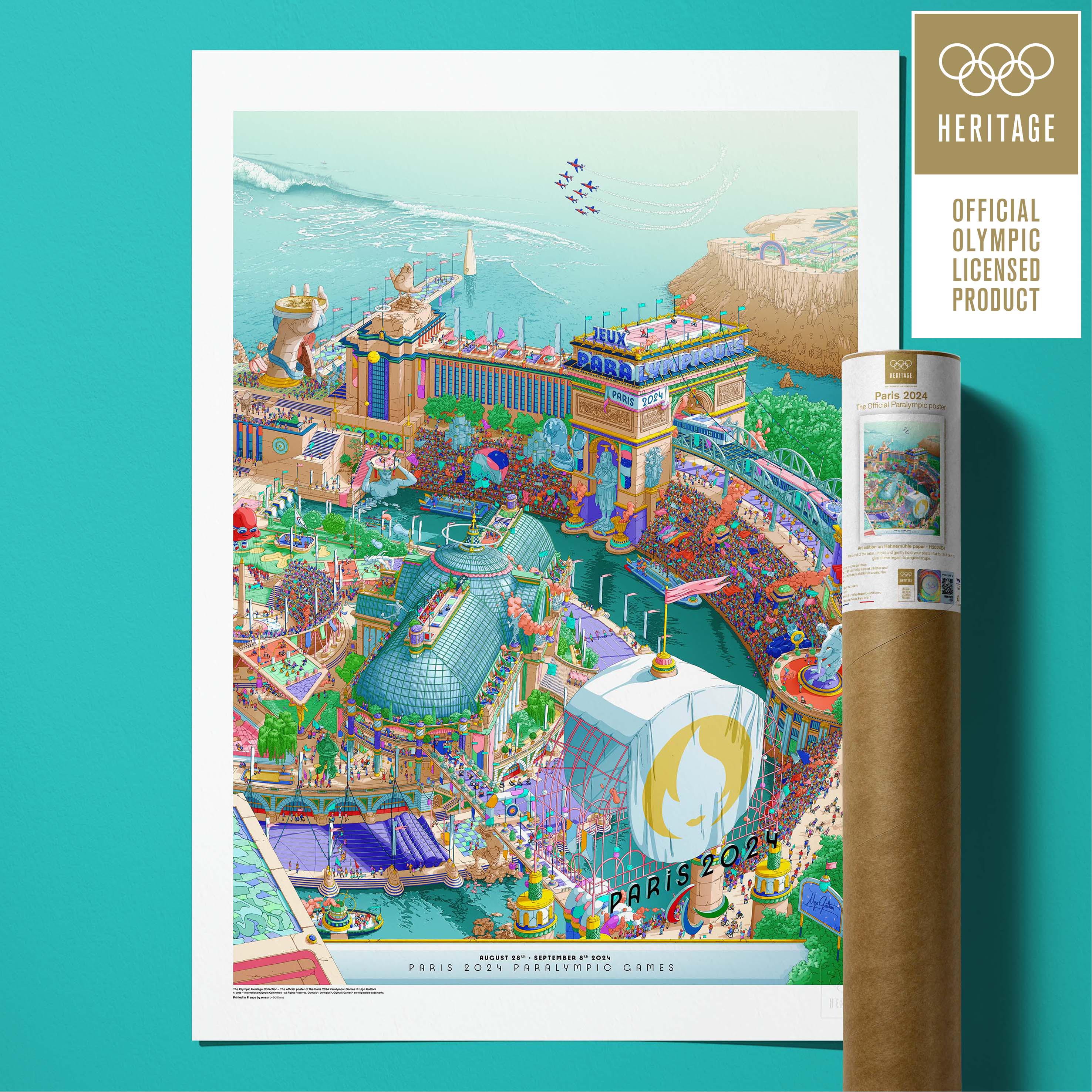 Legacy Poster: The official poster for the Paris 2024 Paralympic Games