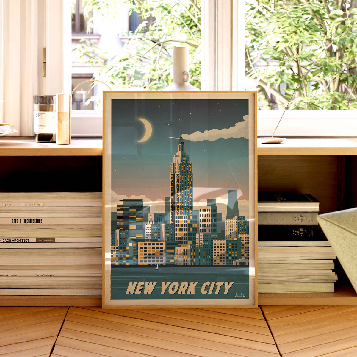 Affiche de voyage États-Unis - New York City par Alex Asfour