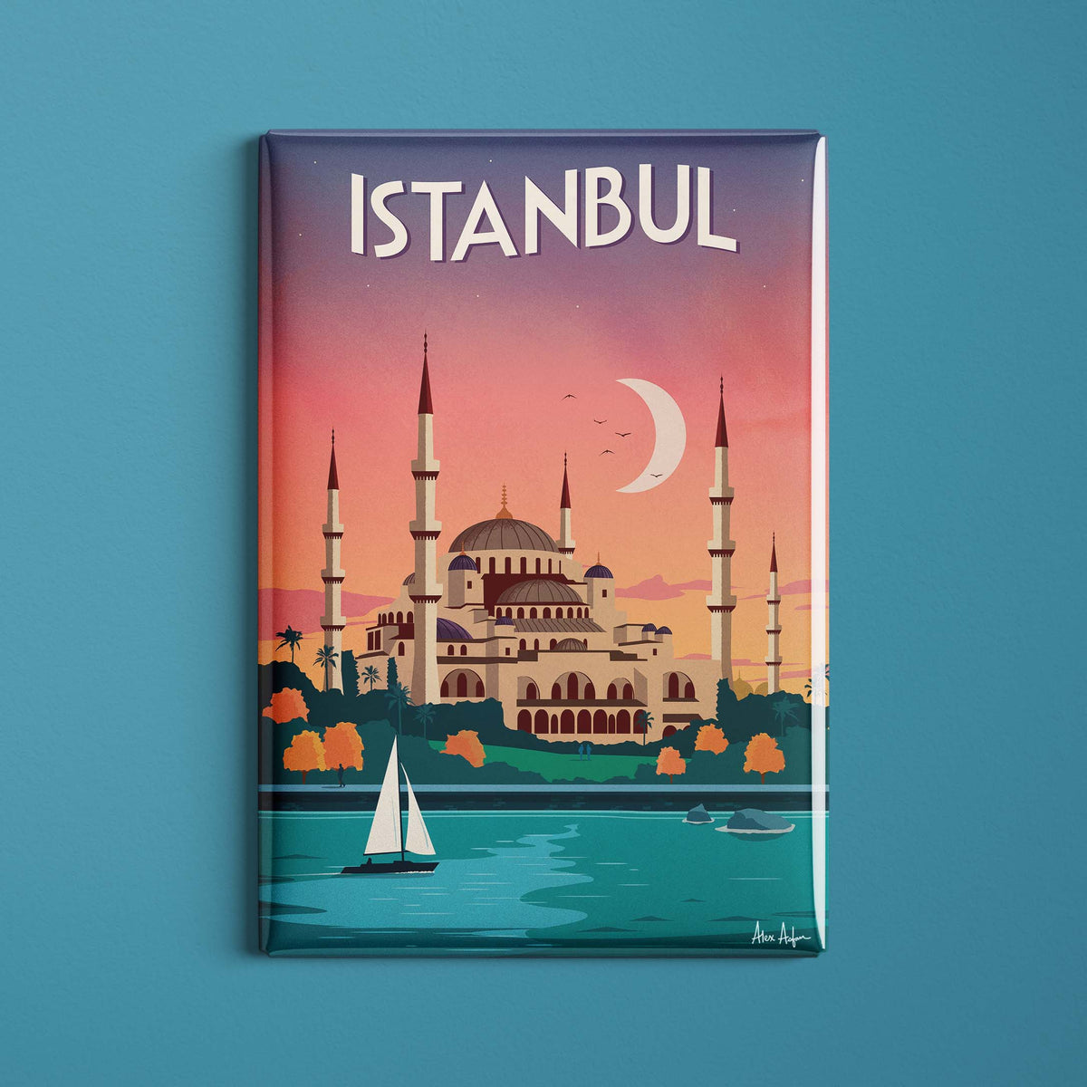 Magnet de voyage Turquie - Istanbul par Alex Asfour