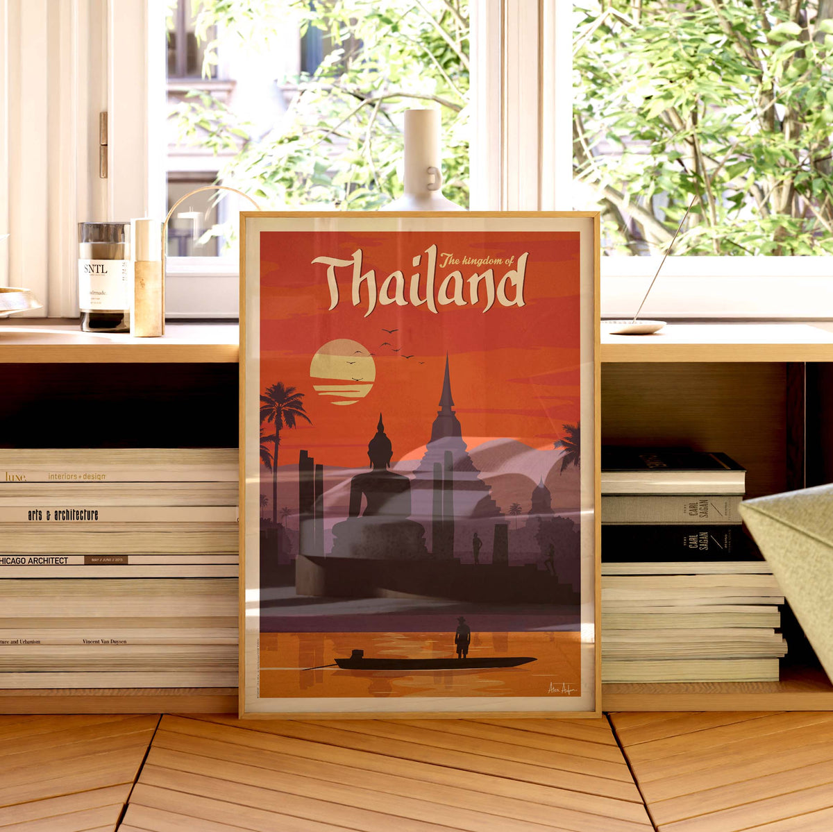 Affiche de voyage Thaïlande - par Alex Asfour