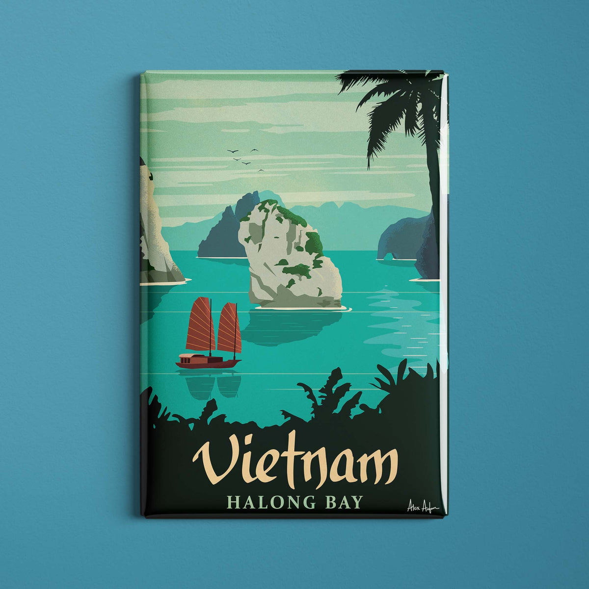 Magnet de voyage Viêt Nam - Baie d’Ha Long par Alex Asfour
