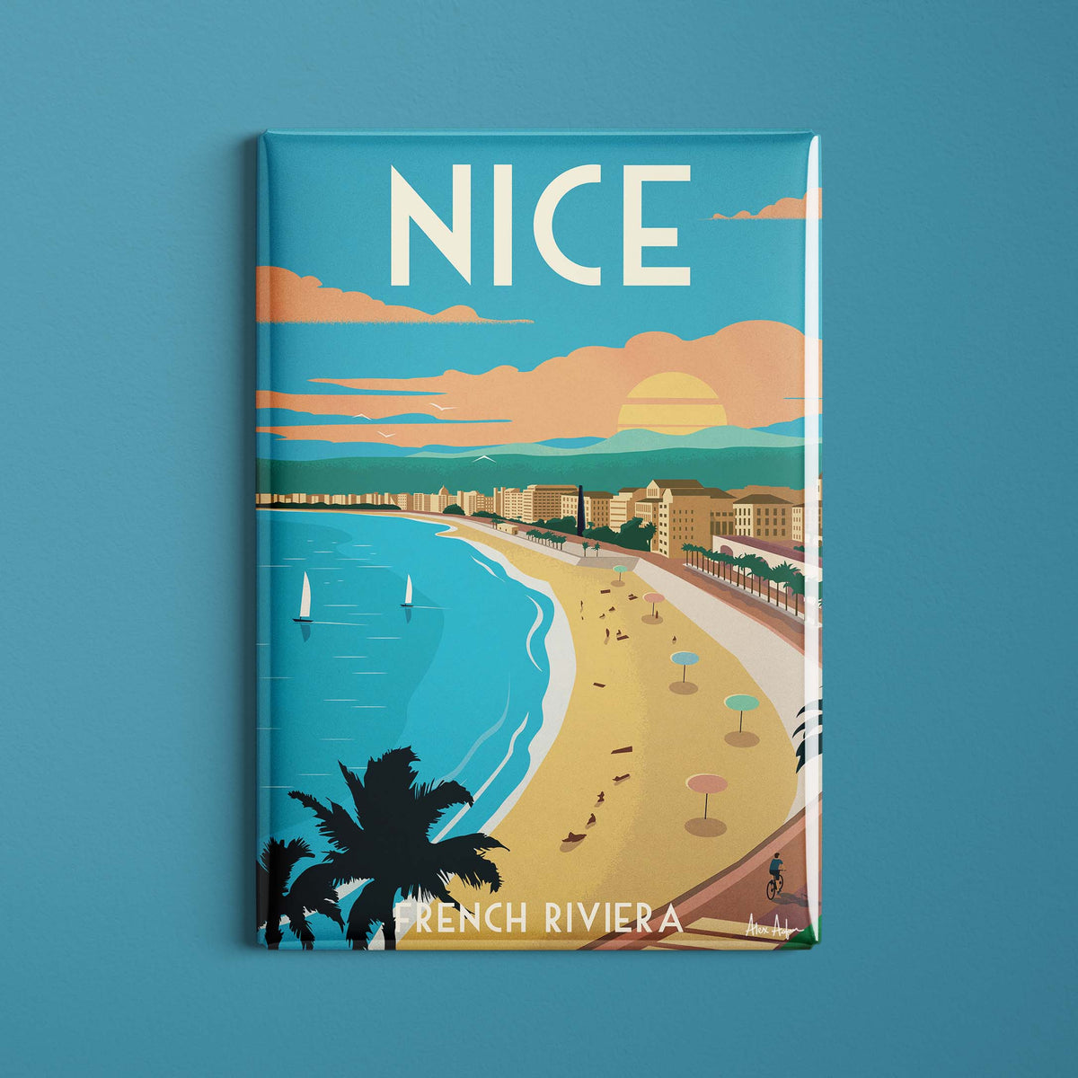 Magnet de voyage France - Nice par Alex Asfour