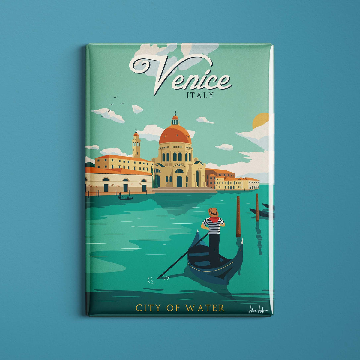 Magnet de voyage Italie - Venise par Alex Asfour