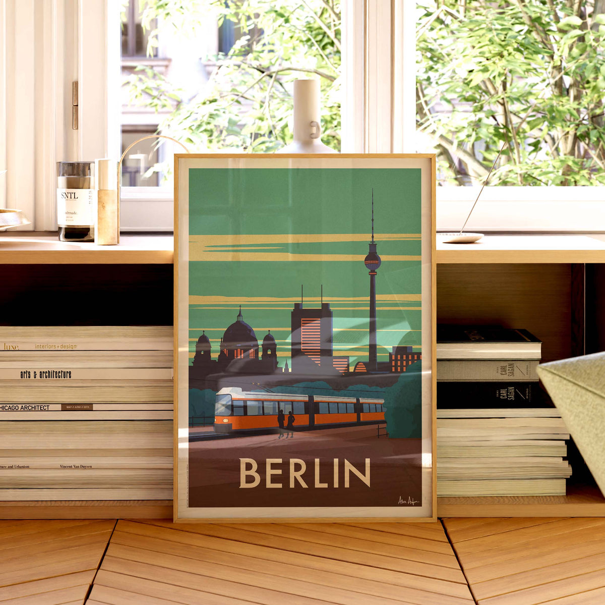 Affiche de voyage Allemagne - Berlin par Alex Asfour