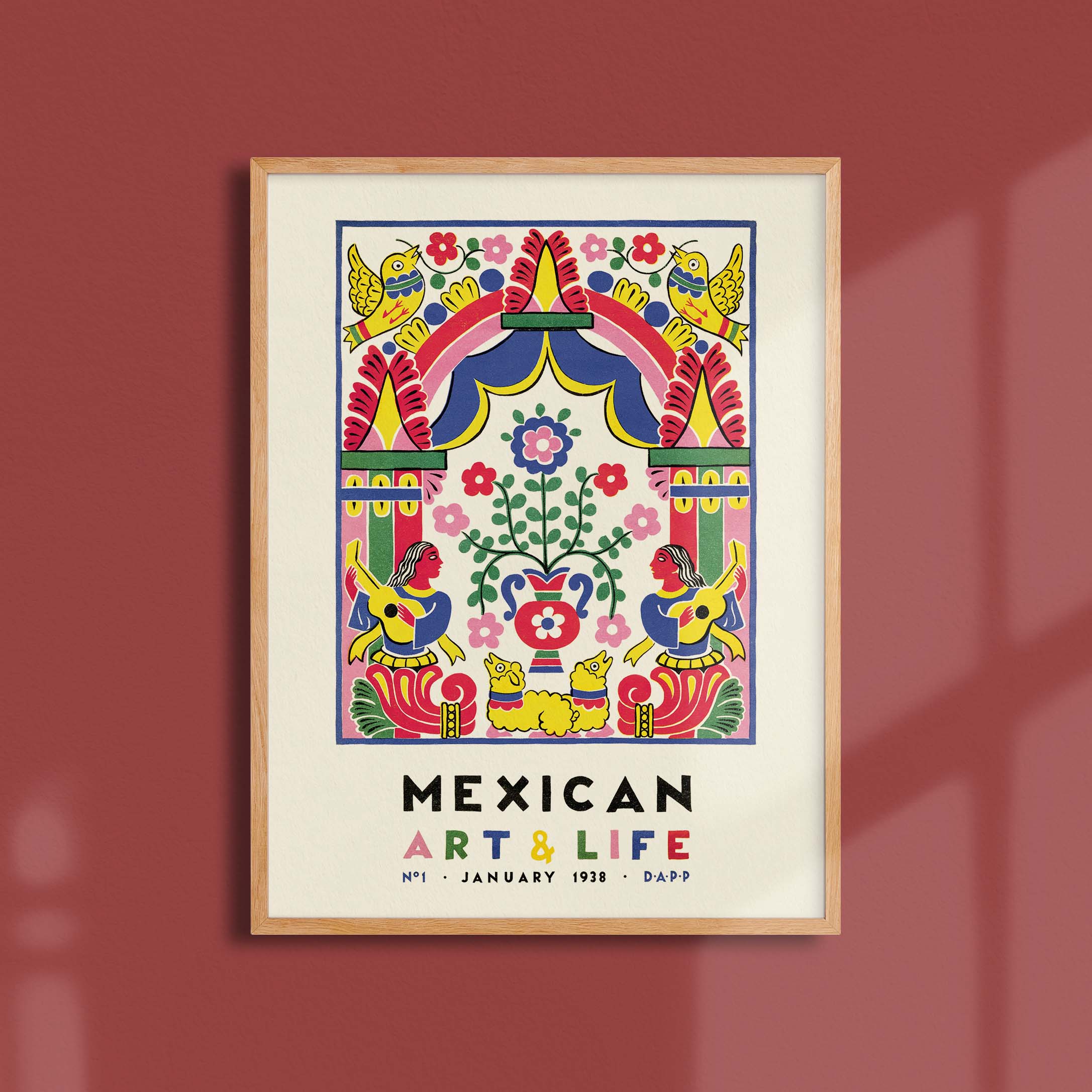 Affiche Mexican Art & Life - N° 1-oneart.fr