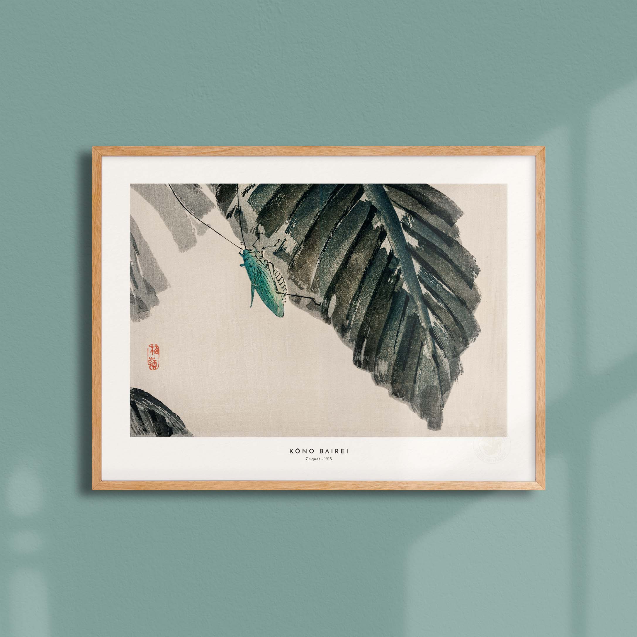 Estampe japonaise - Criquet-oneart.fr