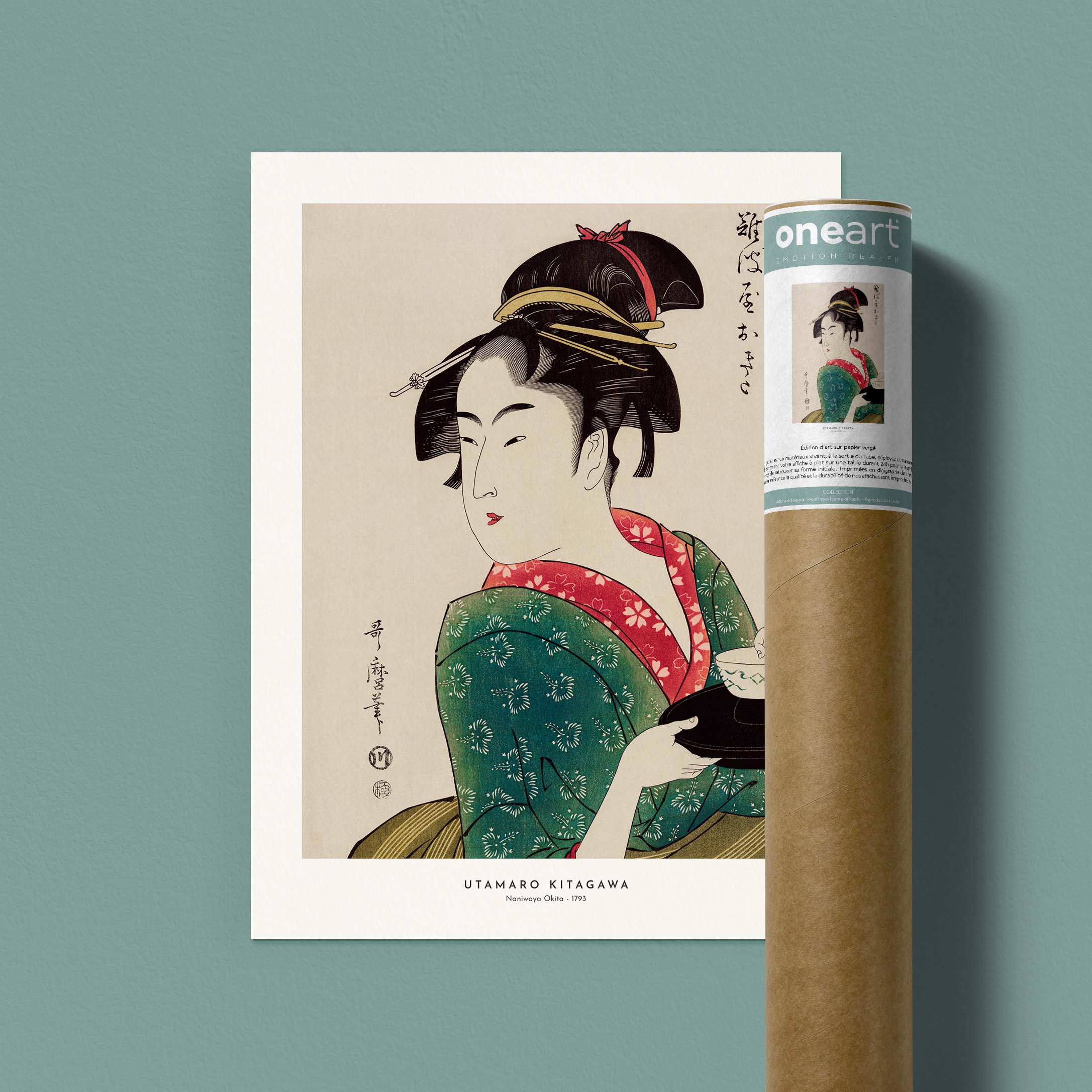 Estampe japonaise - Naniwaya Okita-oneart.fr