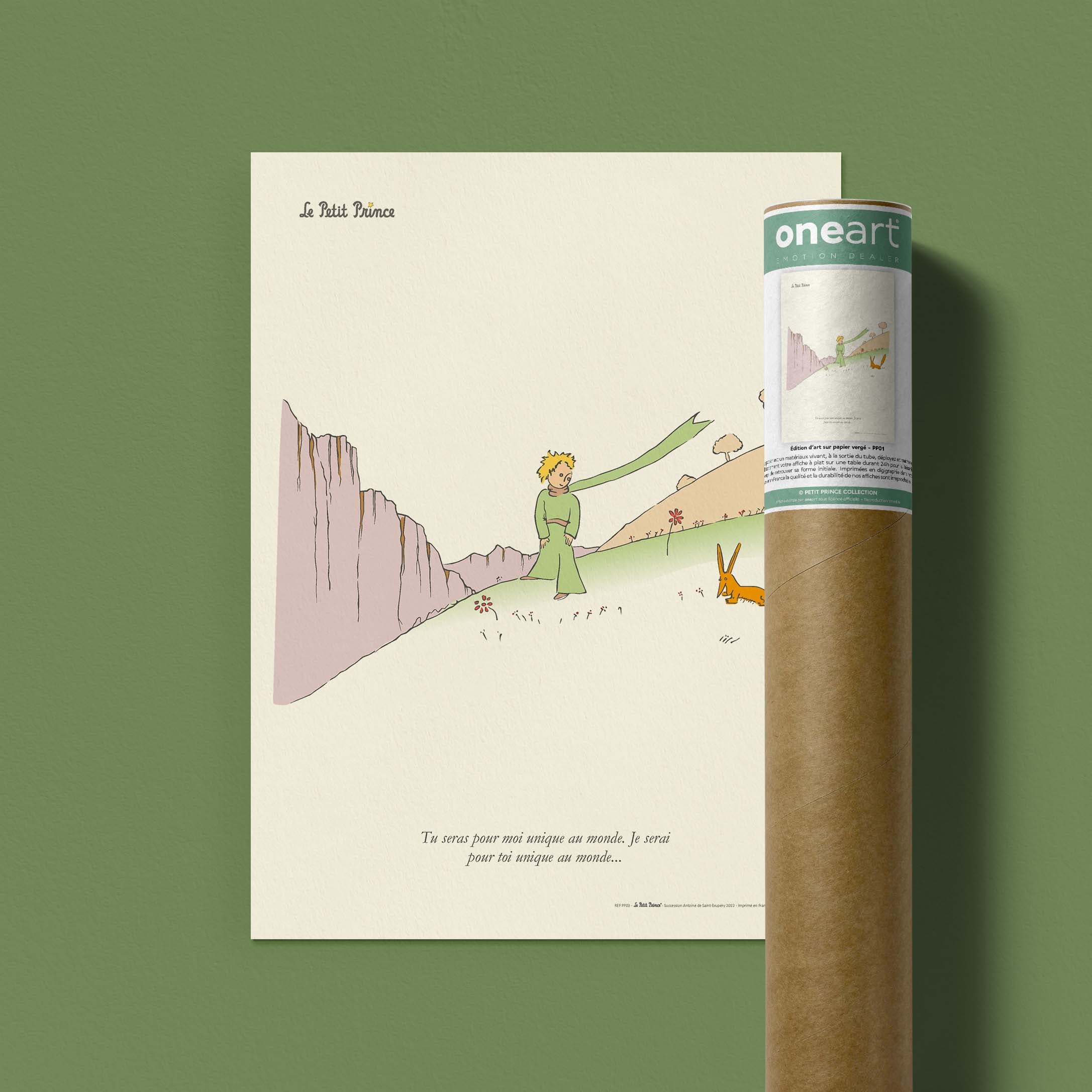 Affiche Le petit prince - Unique au monde-oneart.fr