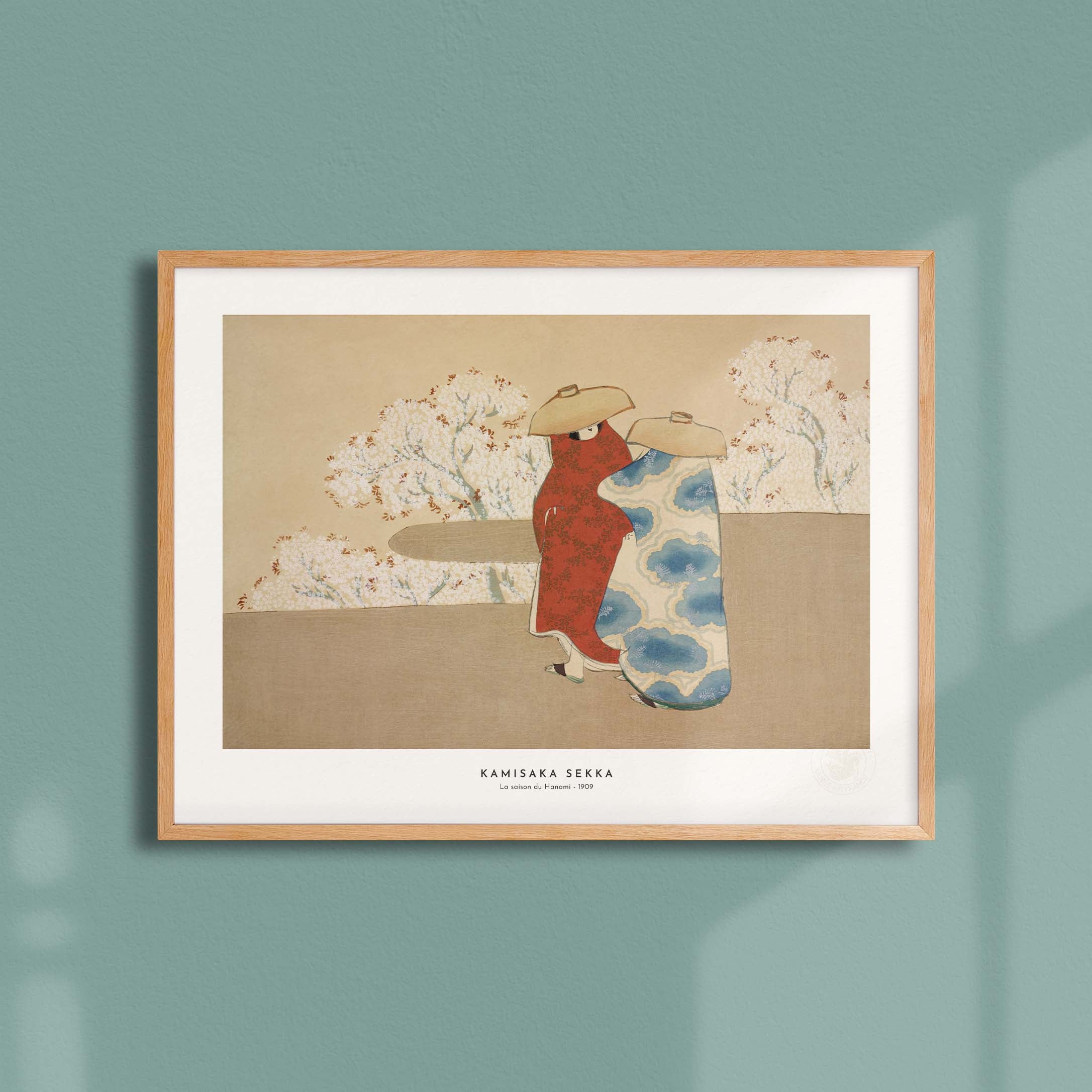 Estampe japonaise - La saison du Hanami-oneart.fr