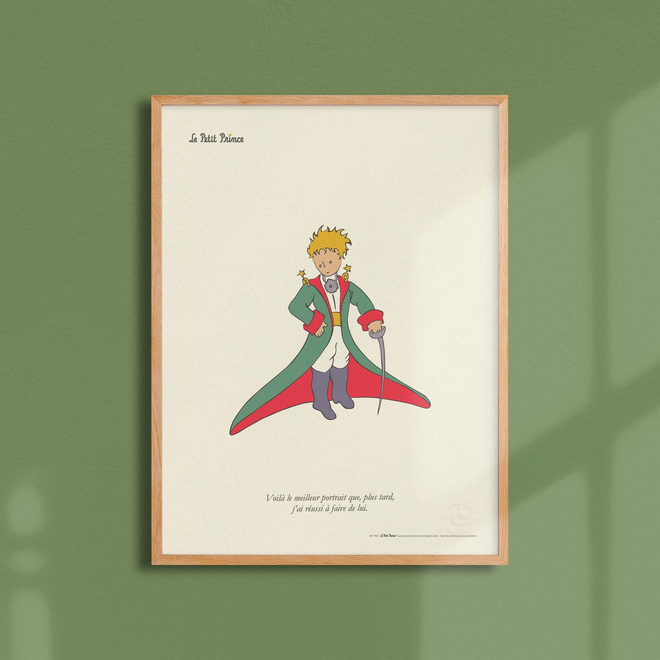 Affiche Le petit prince - Portrait en majesté-oneart.fr