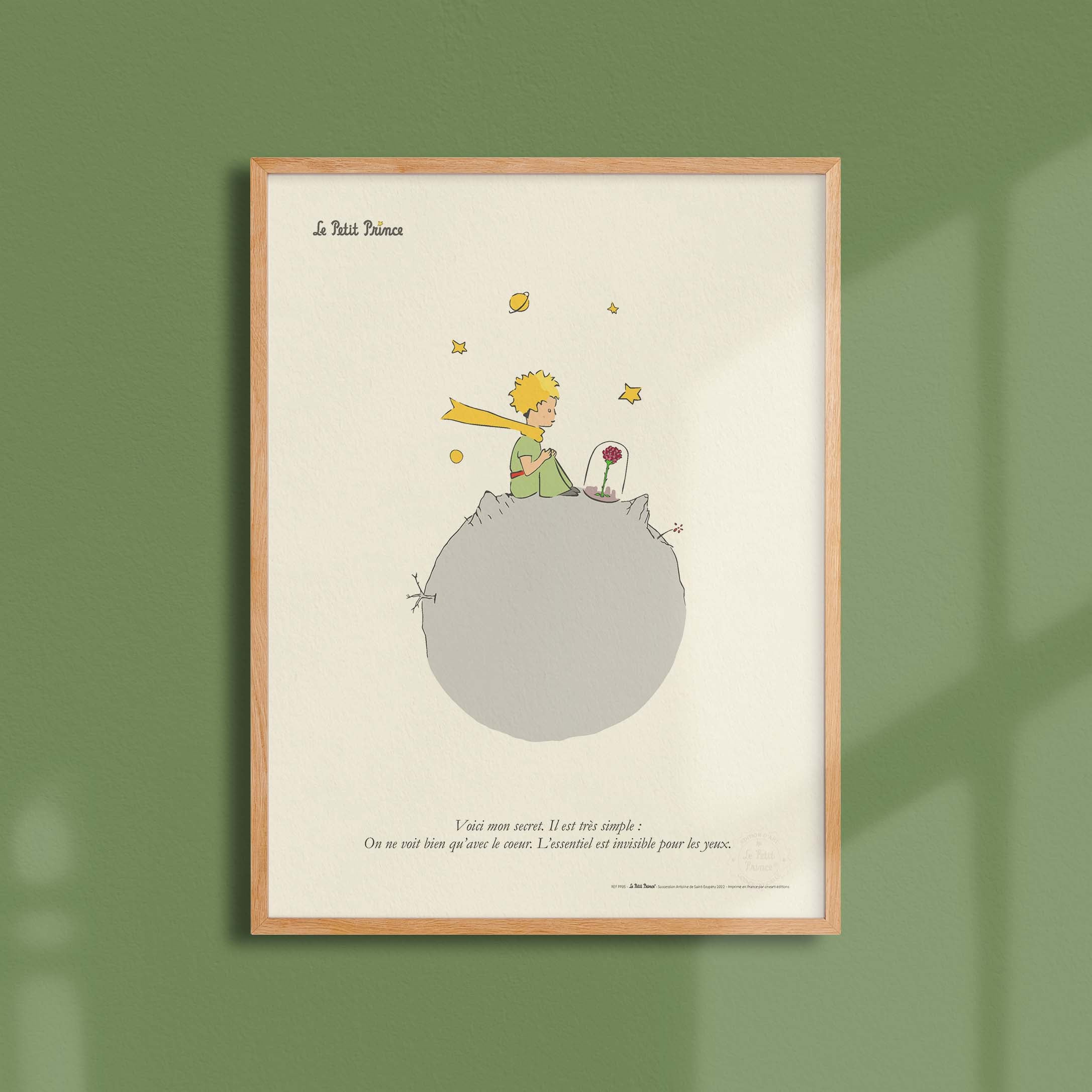 Affiche Le petit prince - Secret, planète-oneart.fr