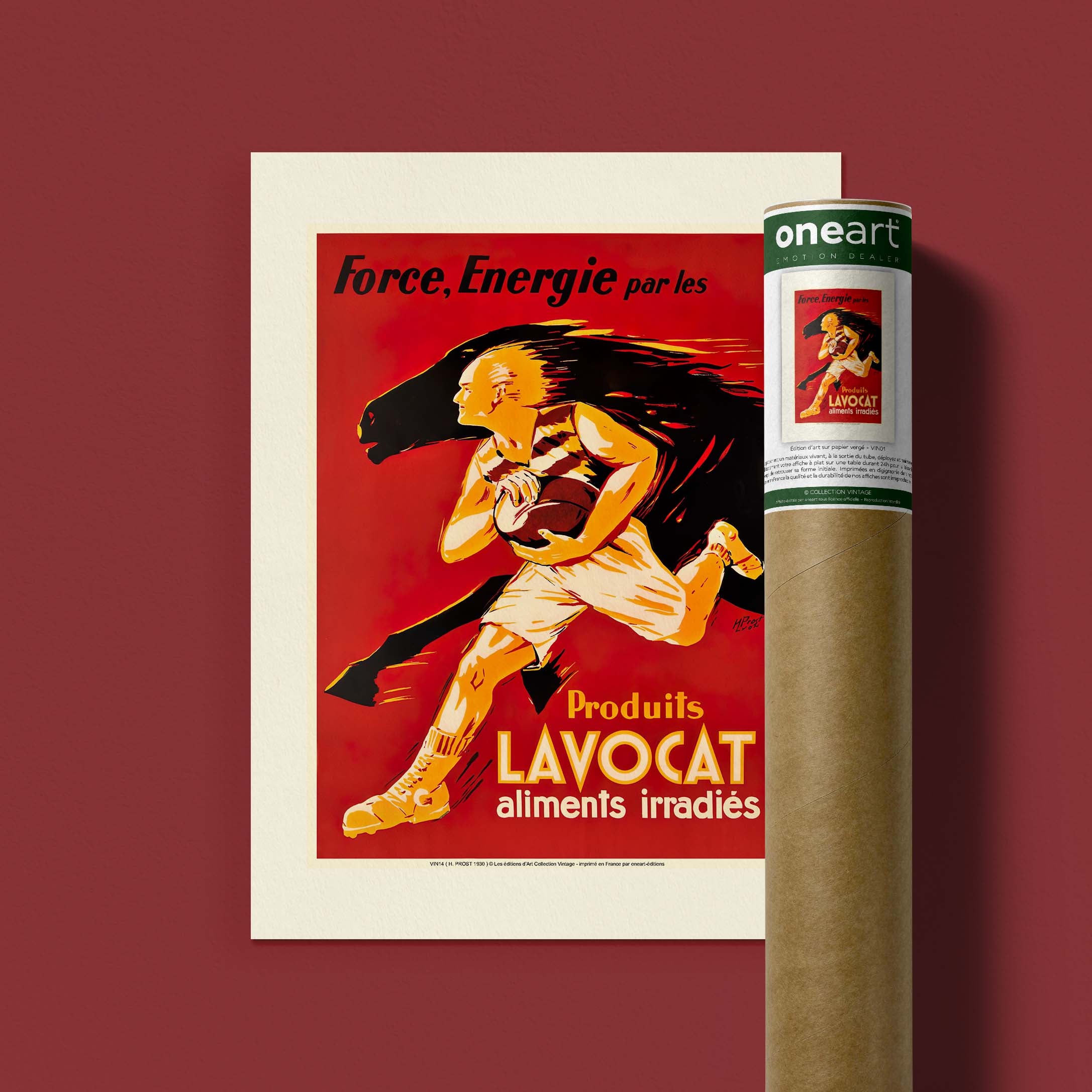 Affiche publicité vintage - Lavocat-oneart.fr