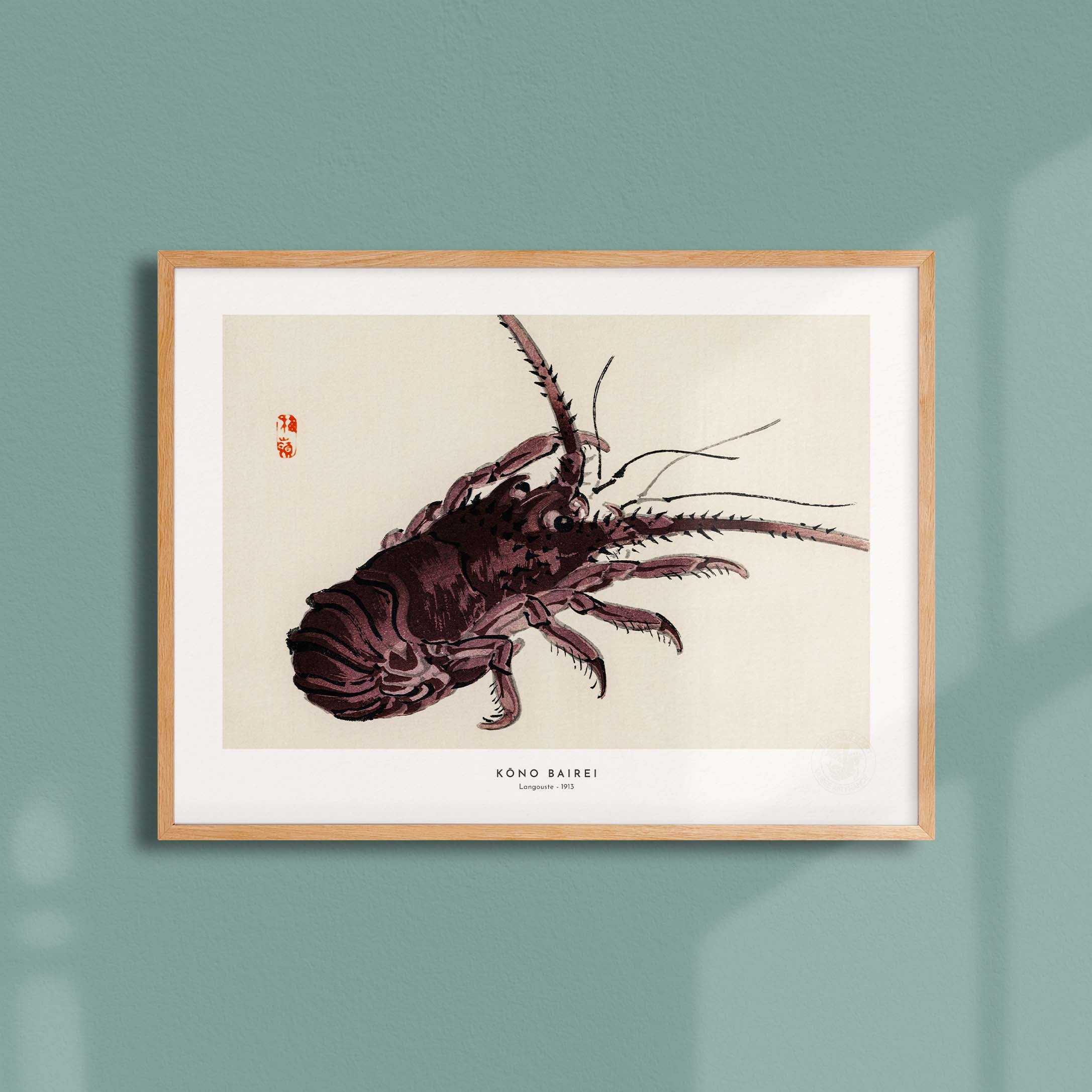 Estampe japonaise - Langouste-oneart.fr