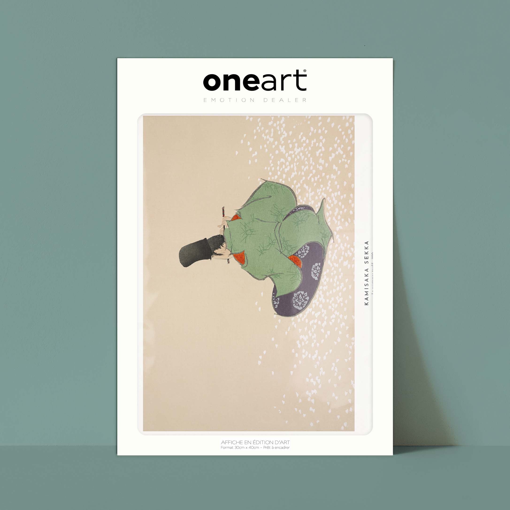 Estampe japonaise - Le printemps tardif-oneart.fr