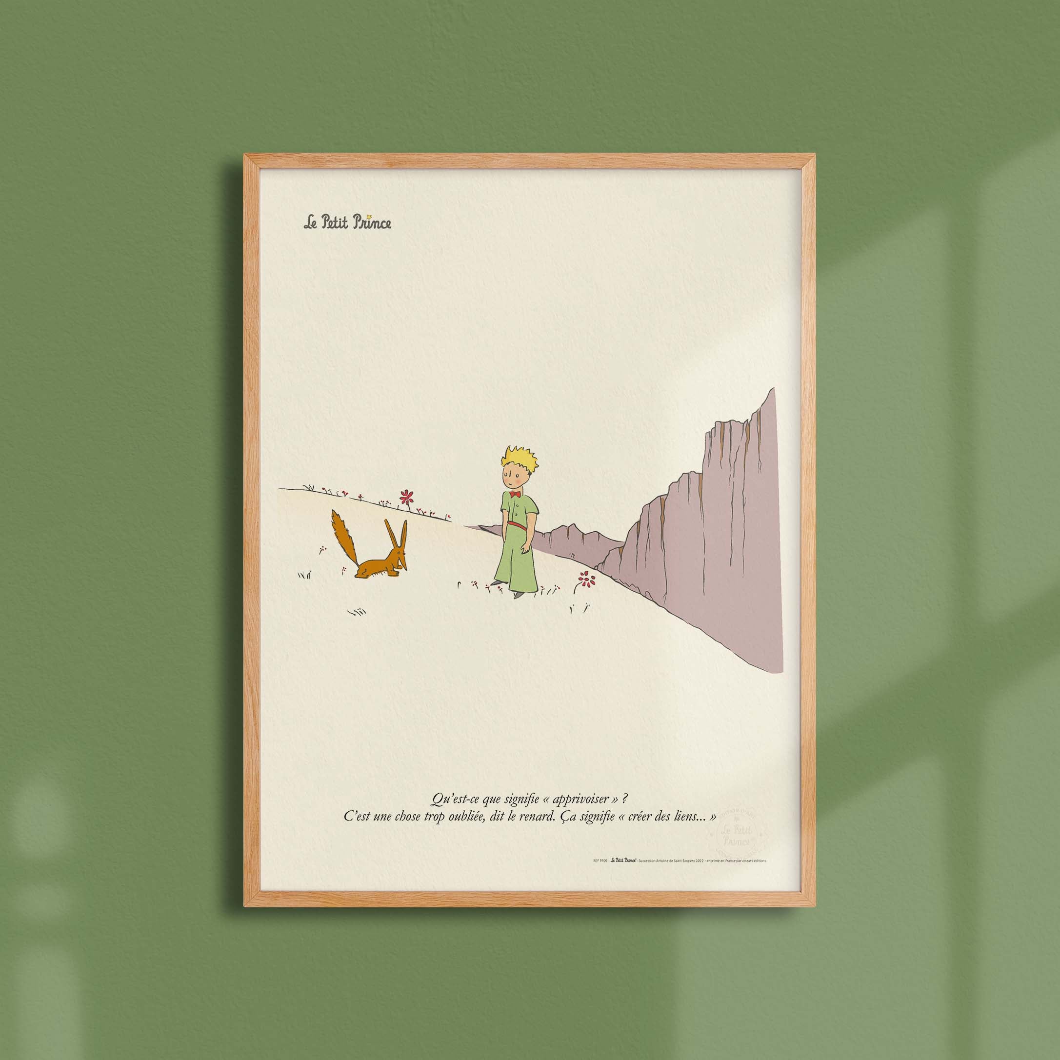 Affiche Le petit prince - Apprivoiser-oneart.fr