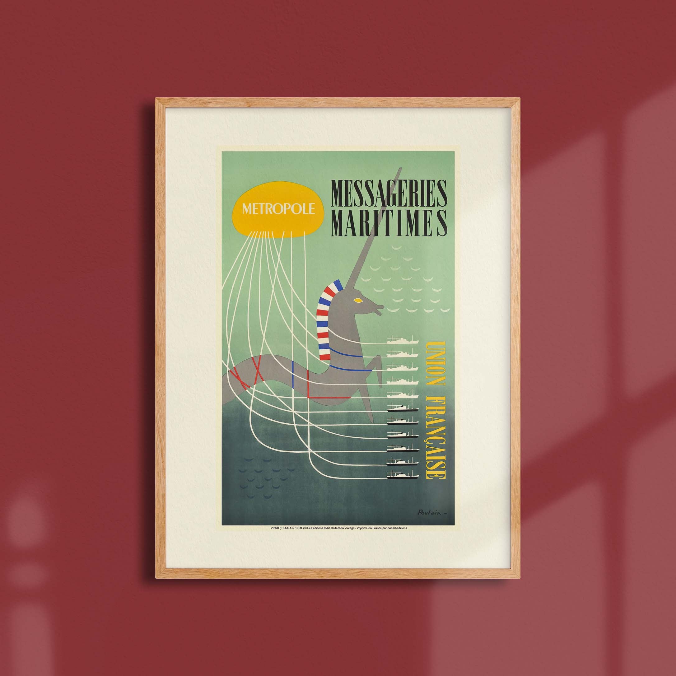Affiche publicité vintage - Metropole-oneart.fr