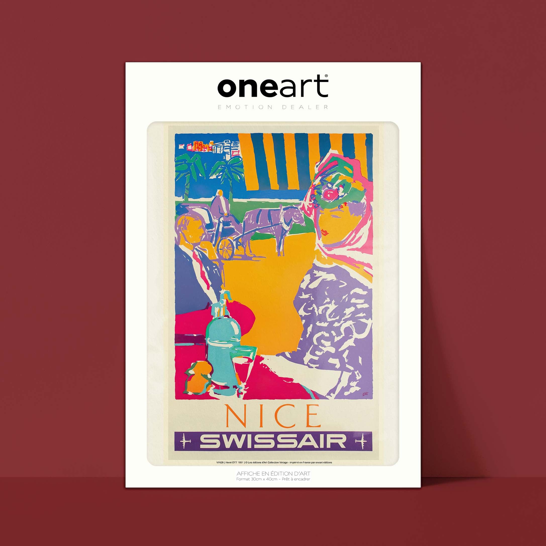 Affiche publicité vintage - Nice-oneart.fr