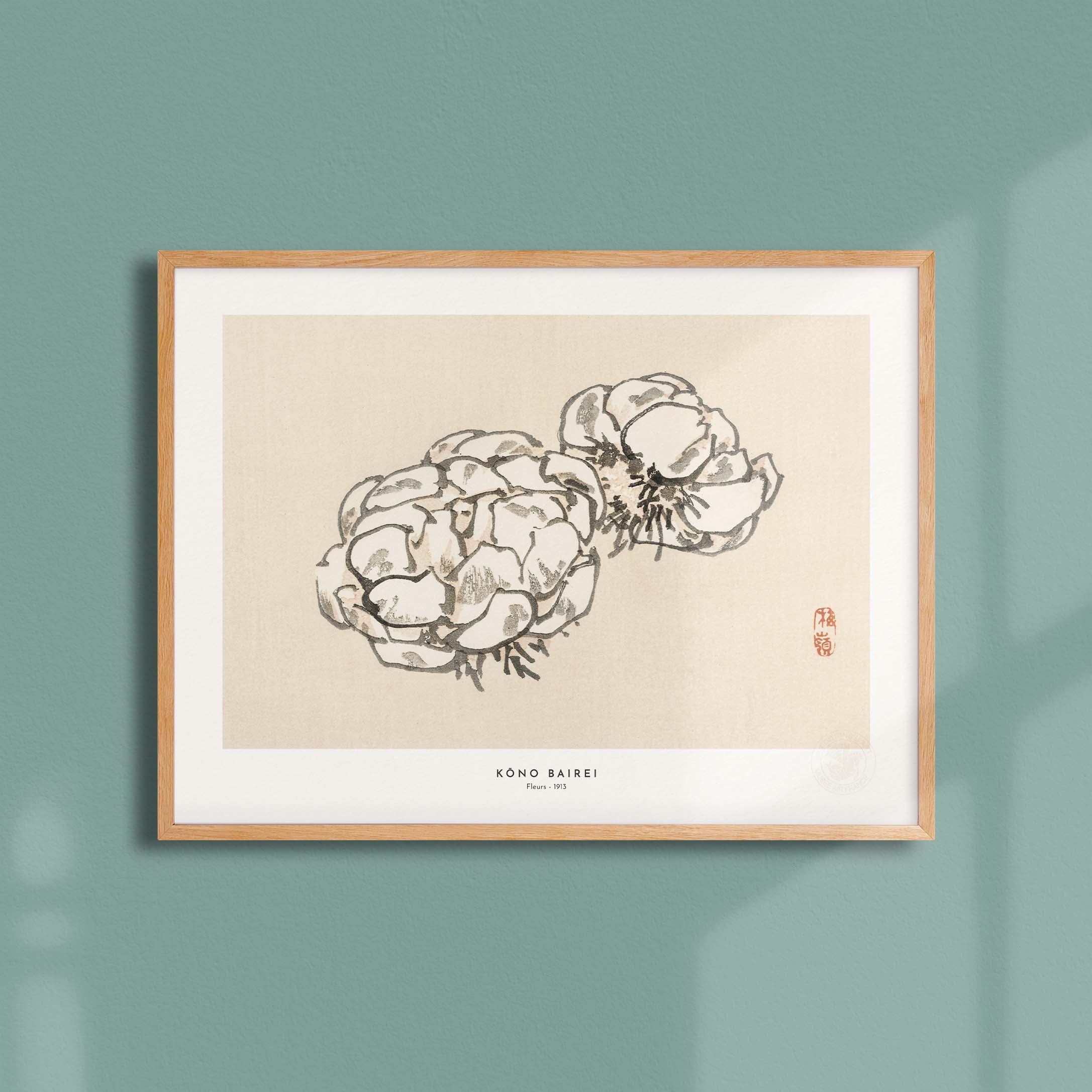 Estampe japonaise - Fleurs-oneart.fr