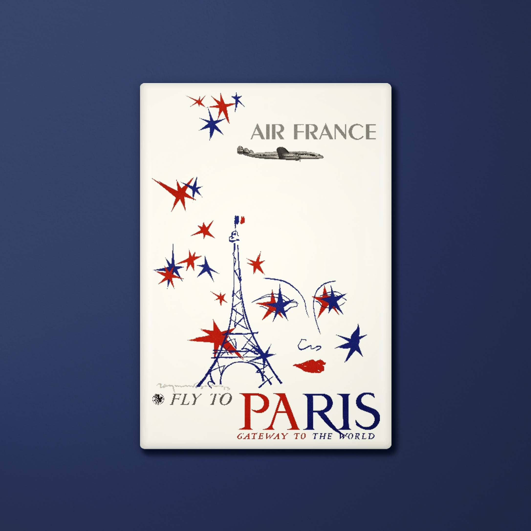 Magnet Air France Legend Fly to Paris, gateway to the world