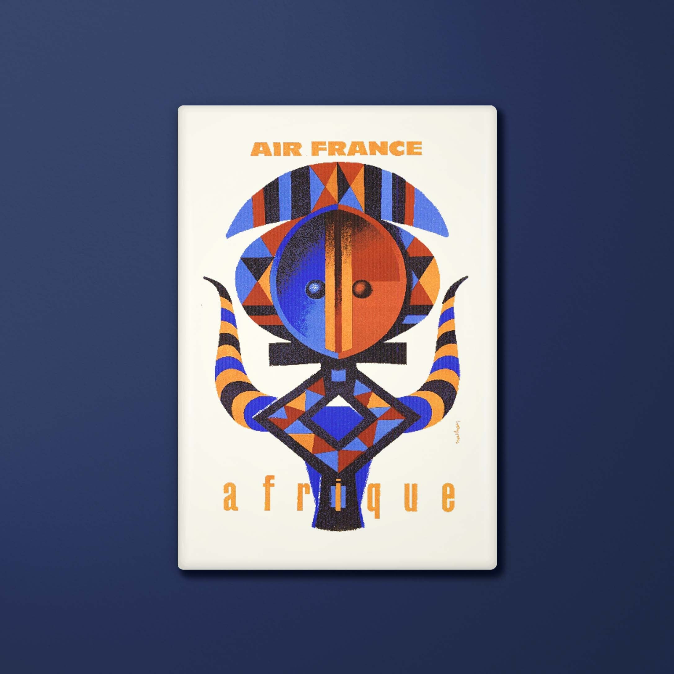 Magnet Air France Legend Afrique, maschera